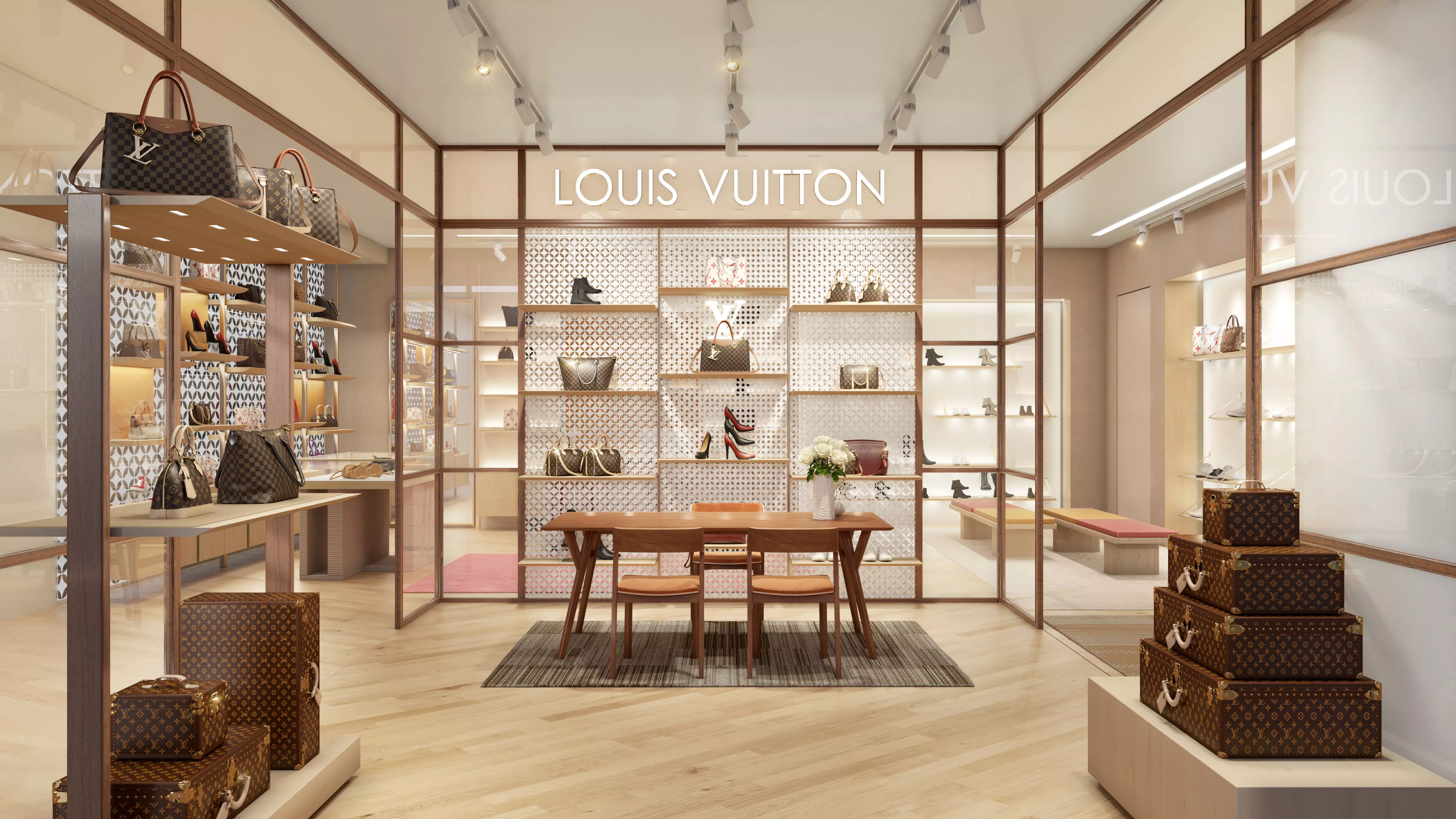 Louis Vuitton 3D Store 3D model 3 3D model