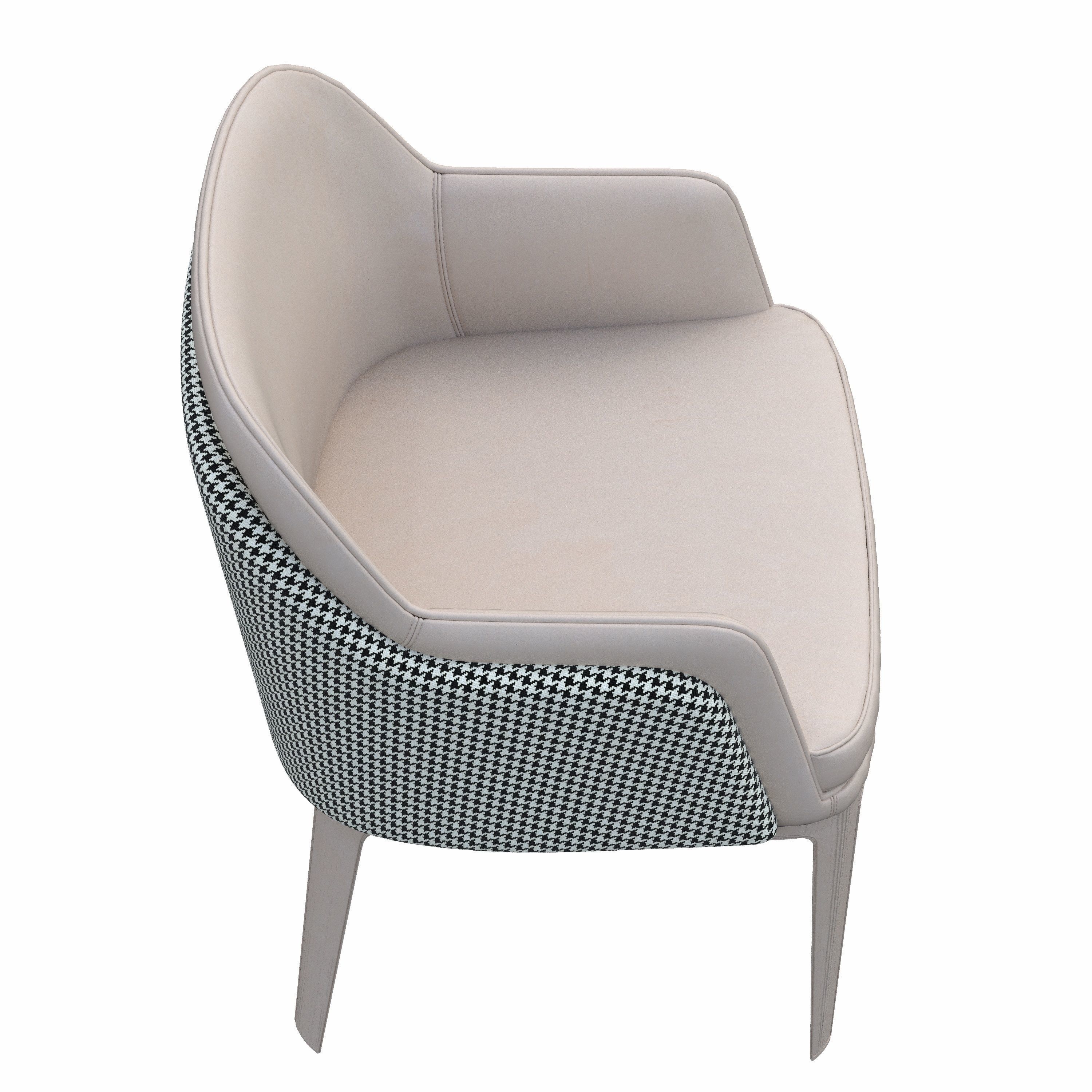 Armchair 3D model_4