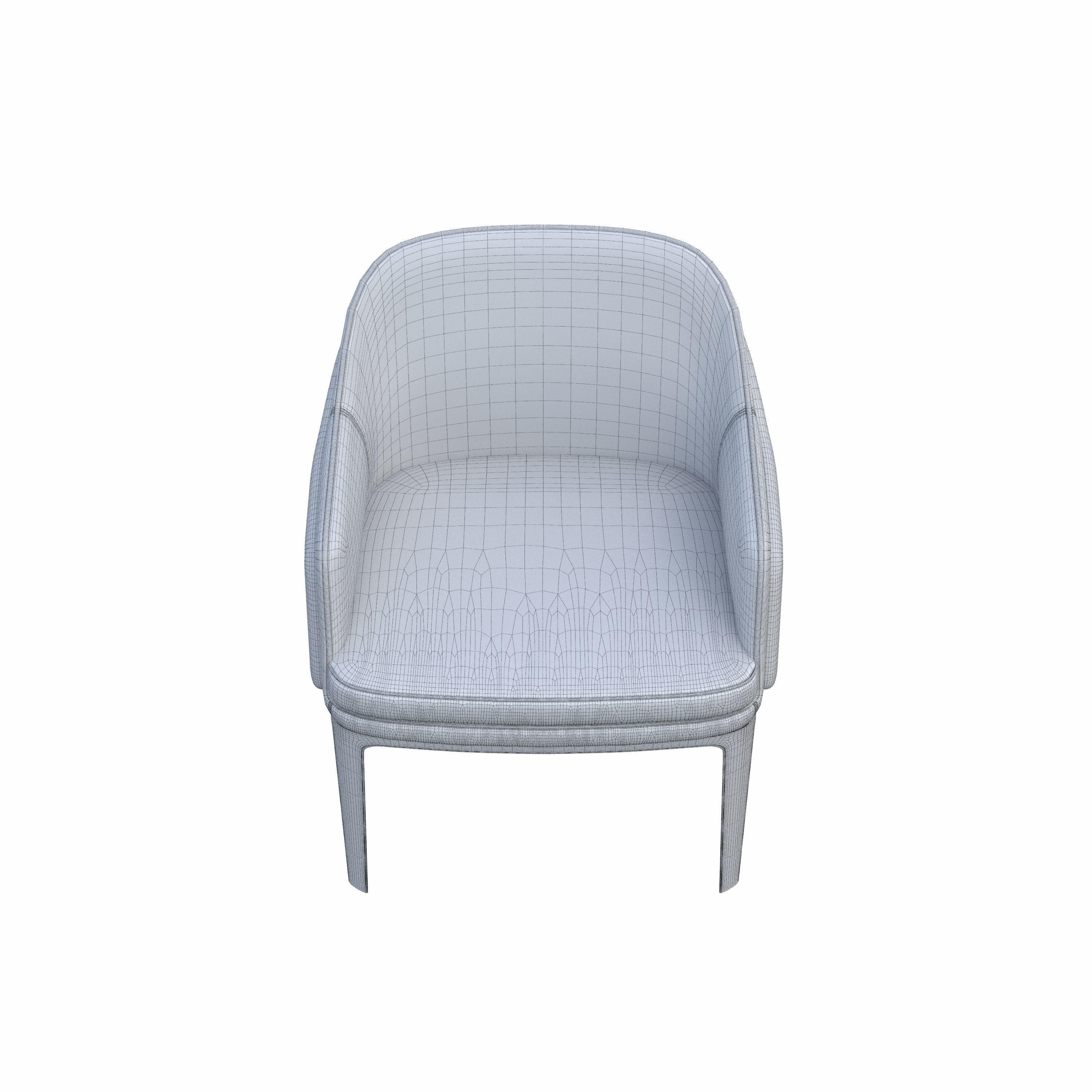 Armchair 3D model_9
