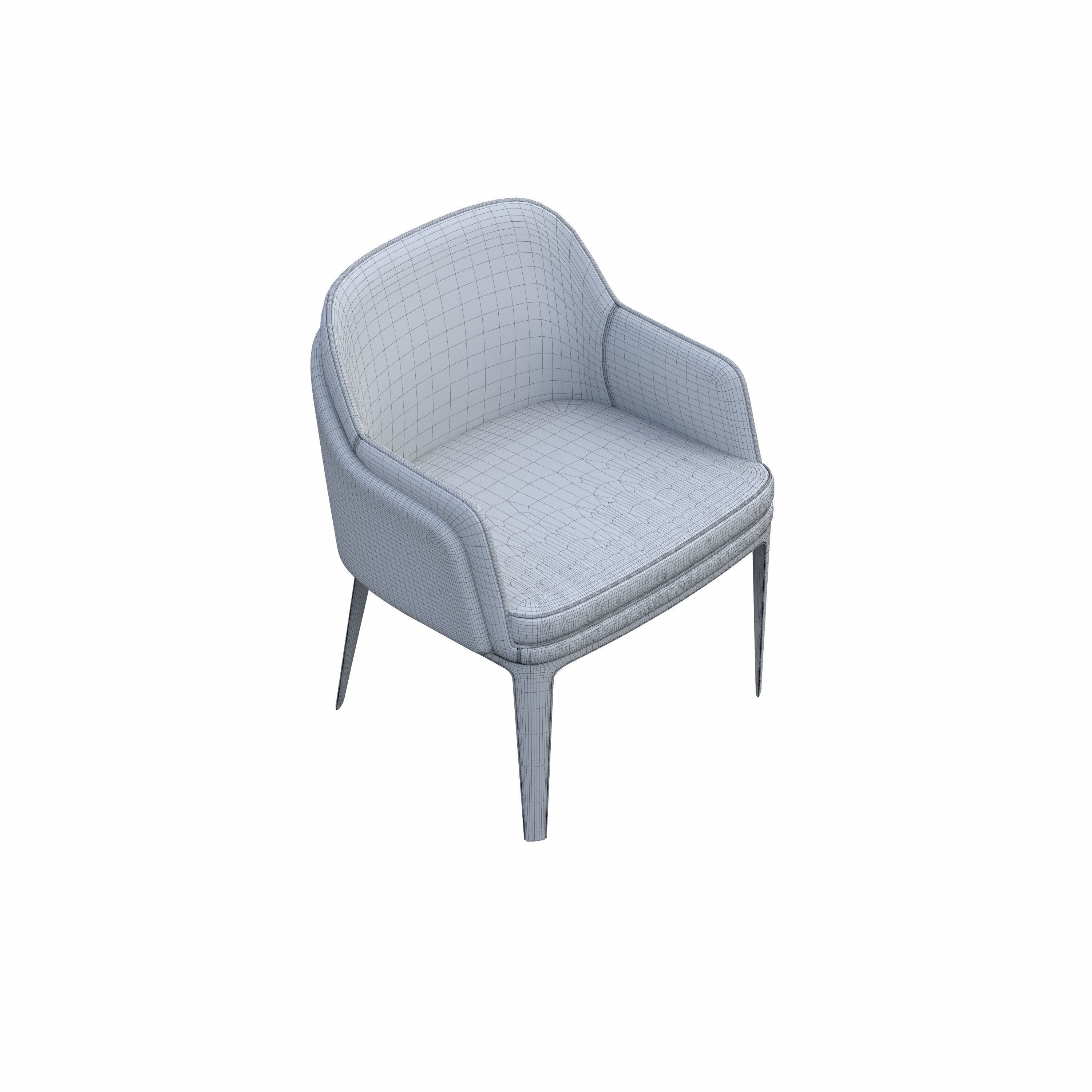 Armchair 3D model_1