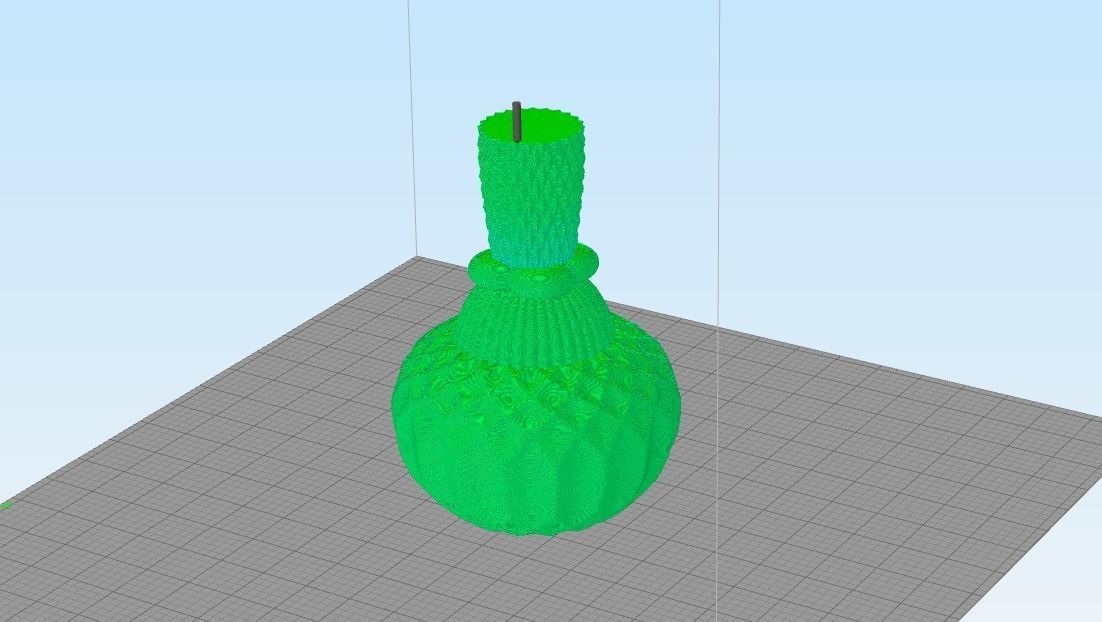 Diamond Pillar Geometric 2 3D print model_4