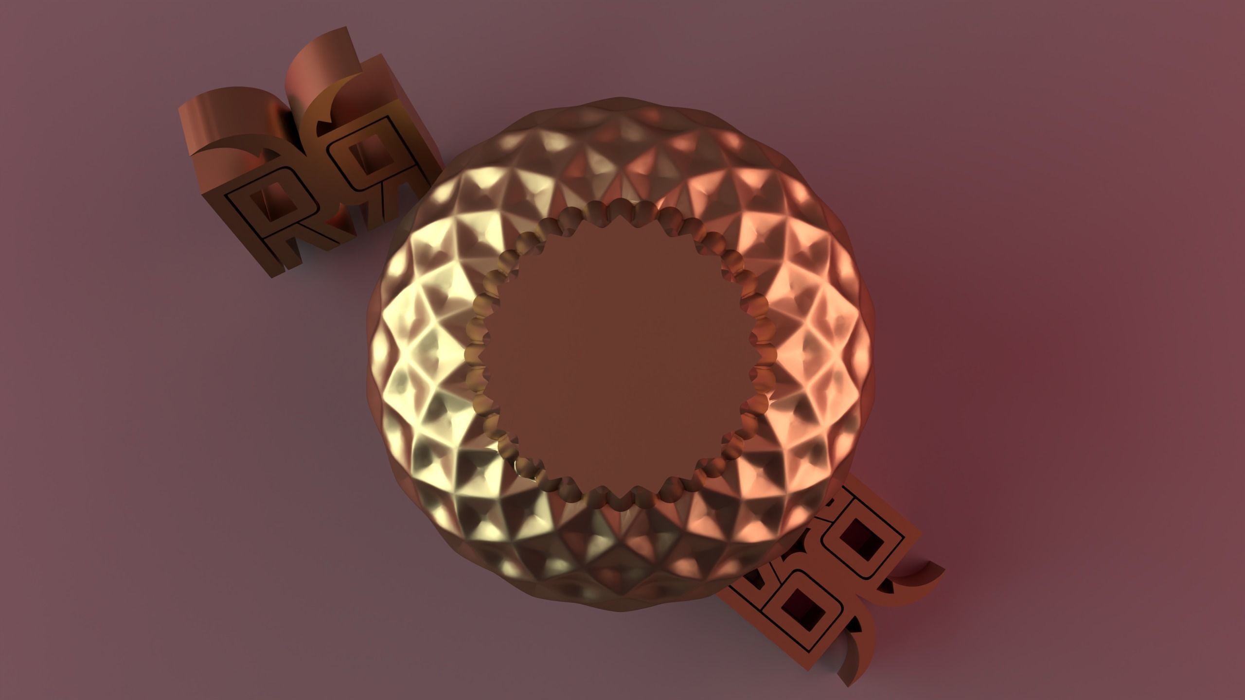 Diamond Pillar Geometric 2 3D print model_6