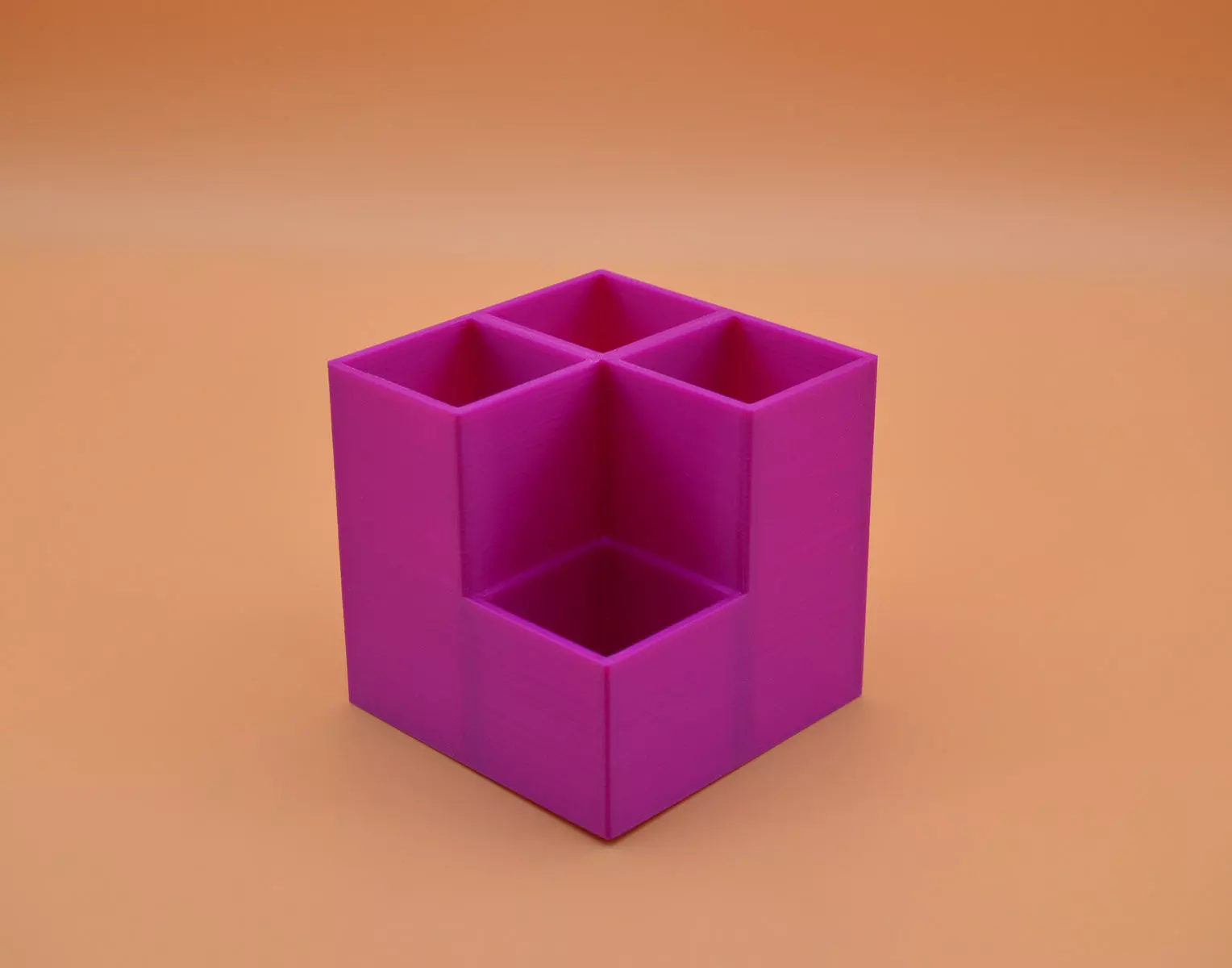 Polycube Penholder Free 3D print model