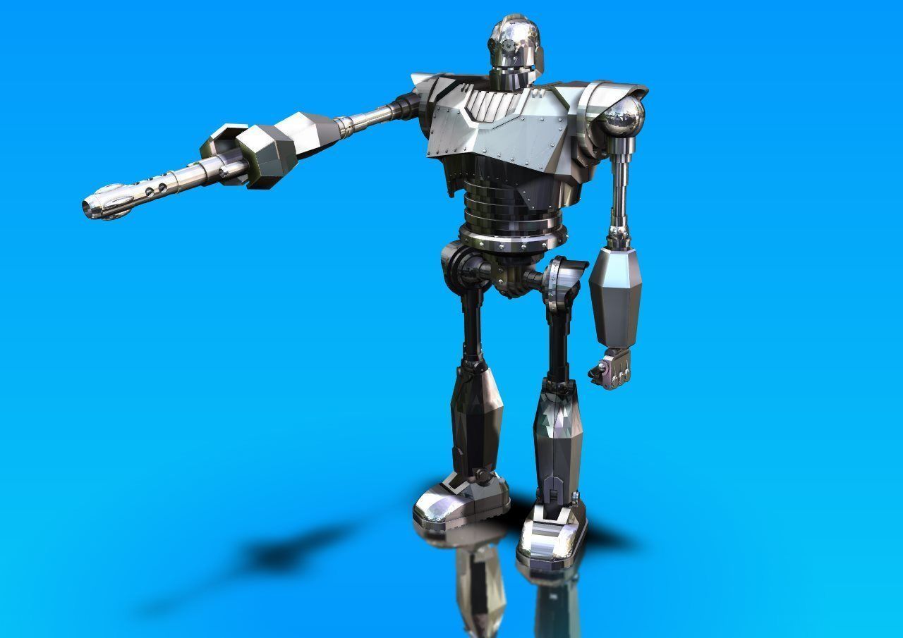 IRON GIANT ATTACK MODE GIGANTE DE HIERRO 3D model 3D printable