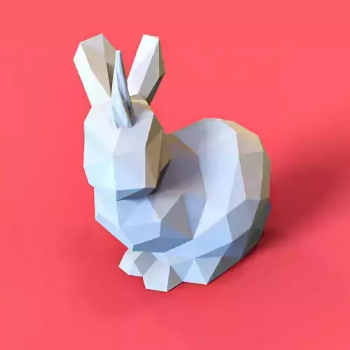 Rabbit Unicorn  Free 3D print model