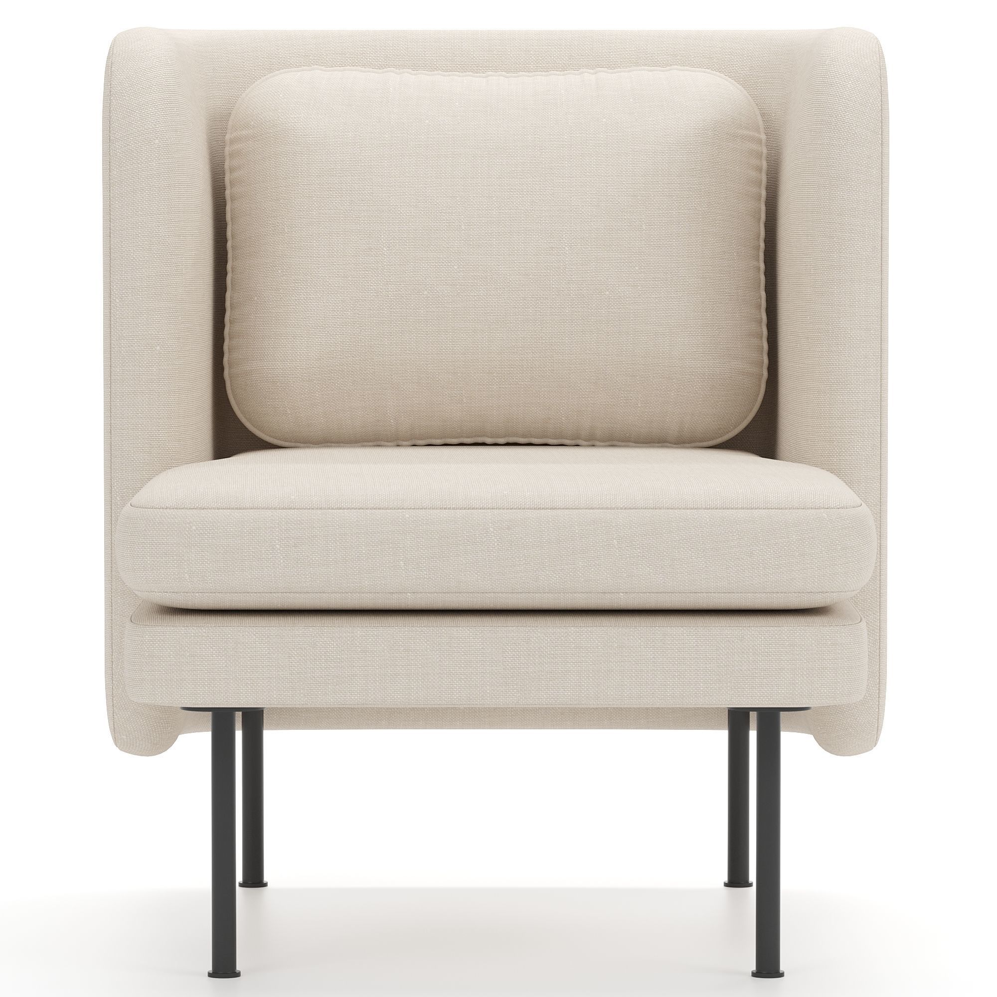 Bloke Lounge Chair 3D model_2