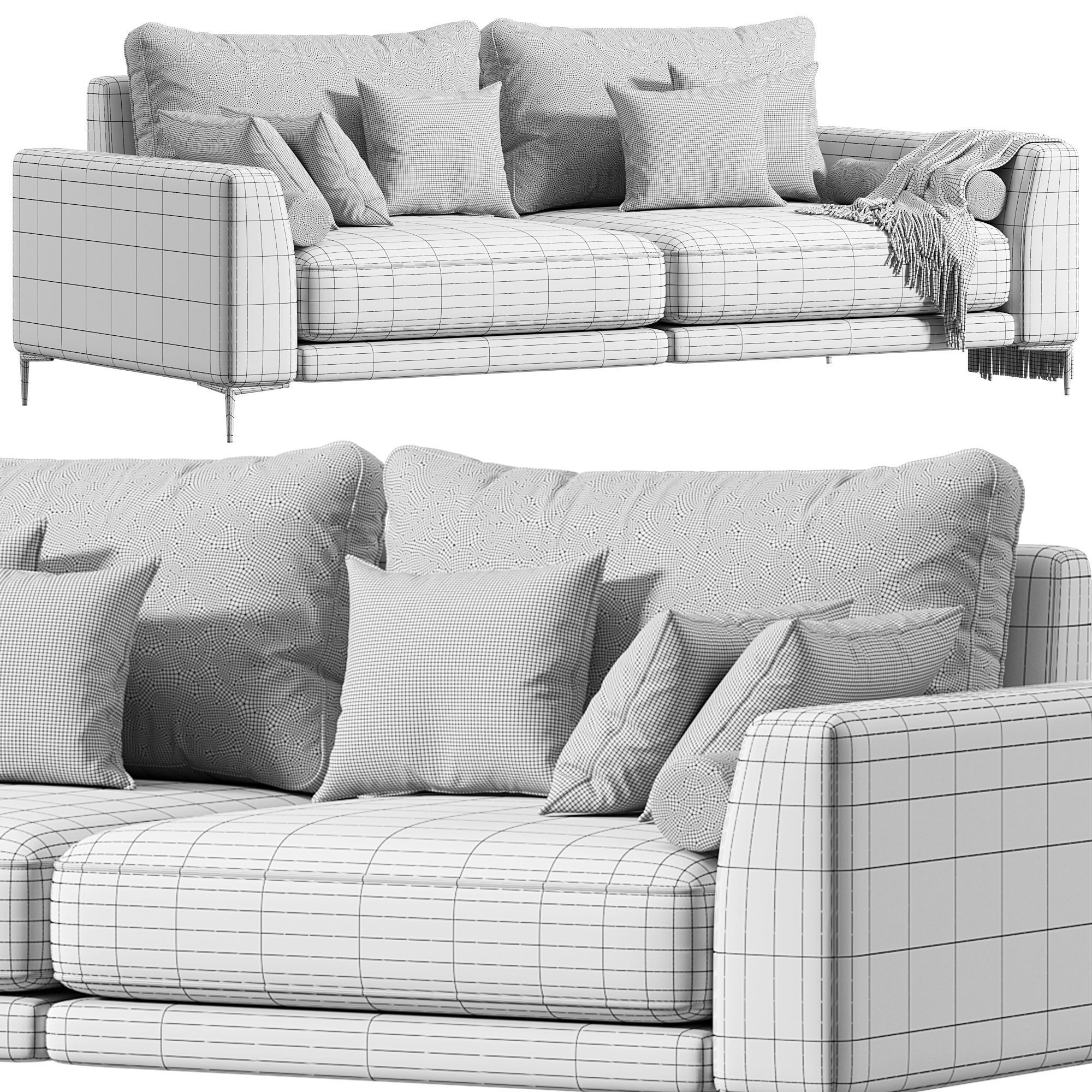 Norton sofa 3D model_5