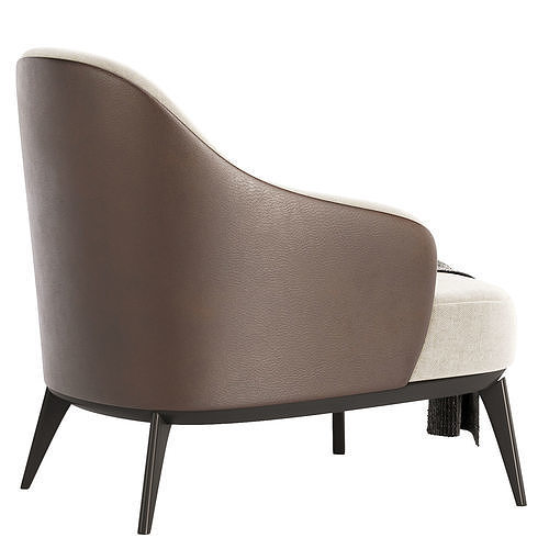 dena lounge chair 3D model 4