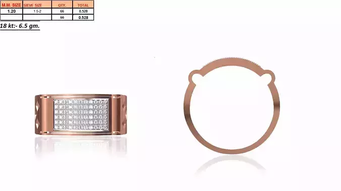 Men Ring STL OBJ FBX JCD Details