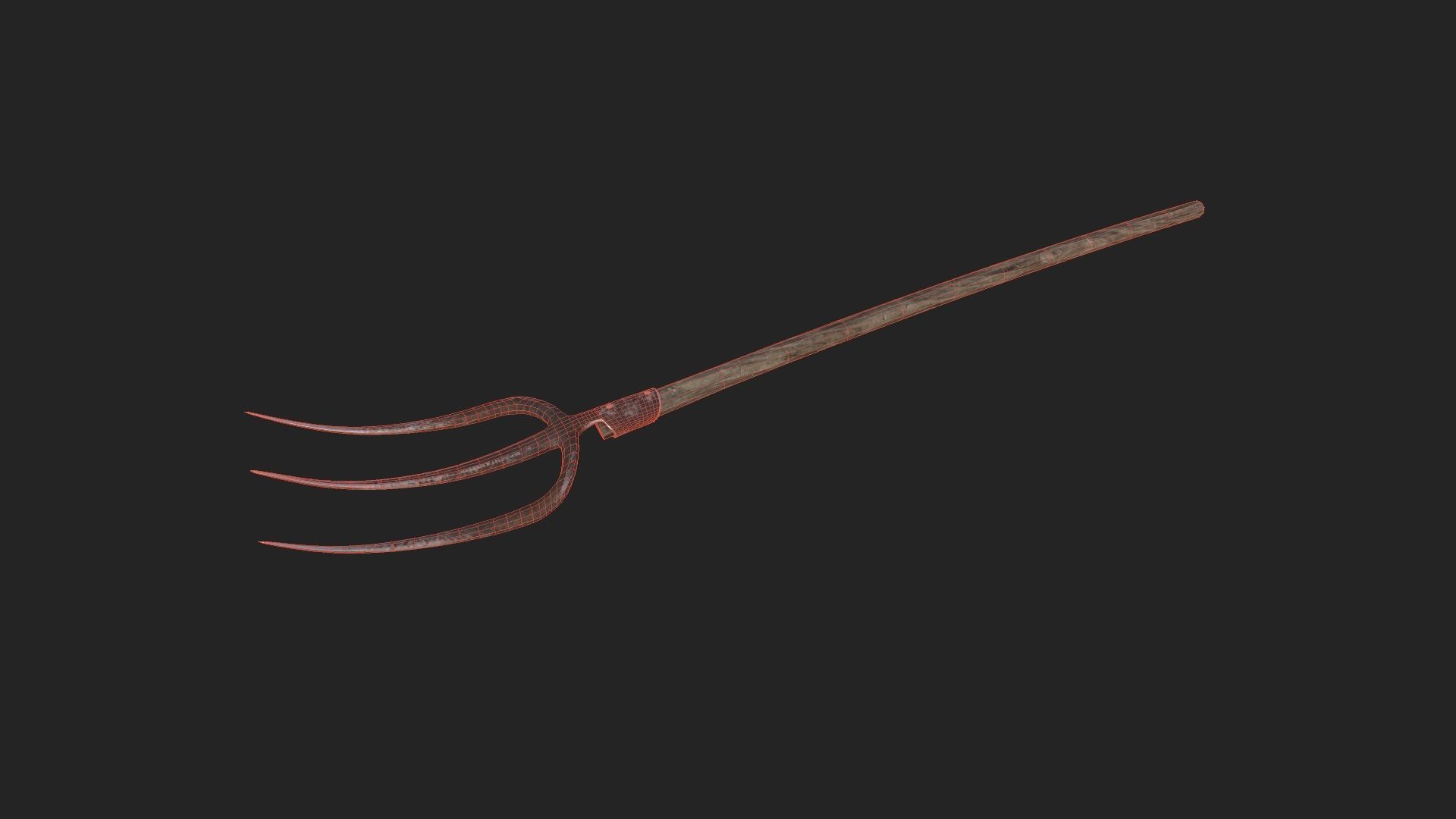 Pitchfork 3D model_5
