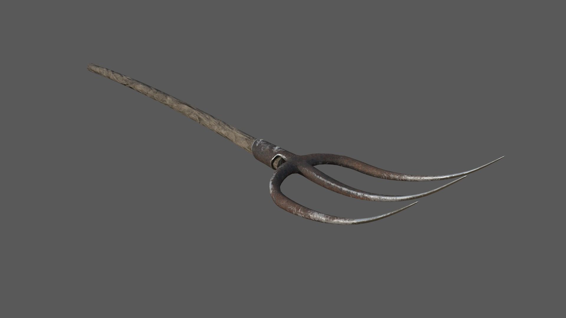 Pitchfork 3D model_1