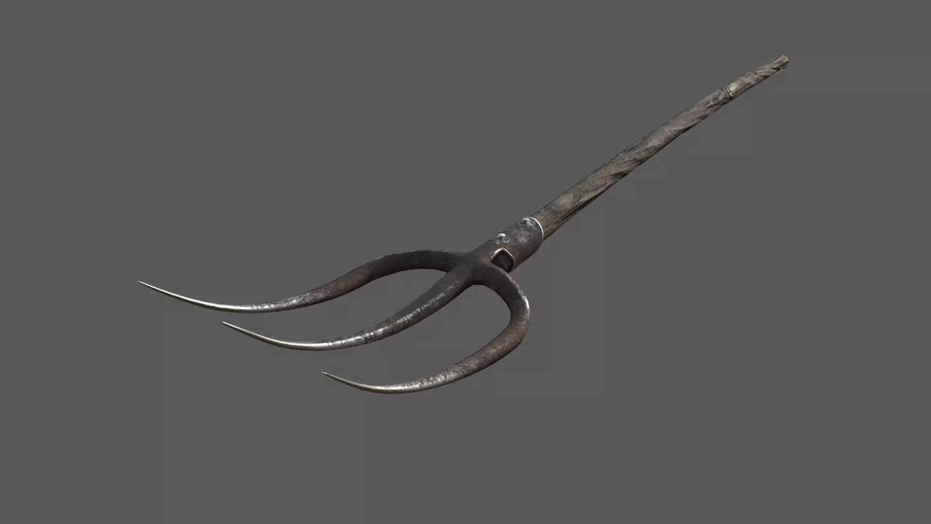 Pitchfork 3D model_0