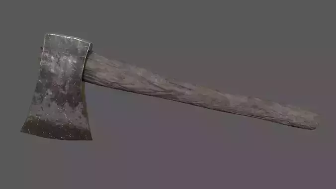 3D Classic Forest Axe
