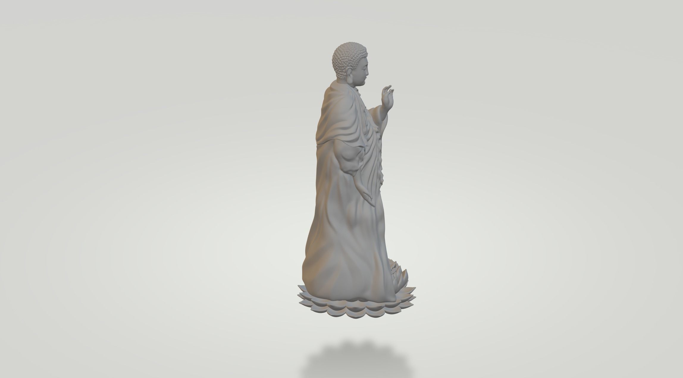 Buddha 3D print model_2