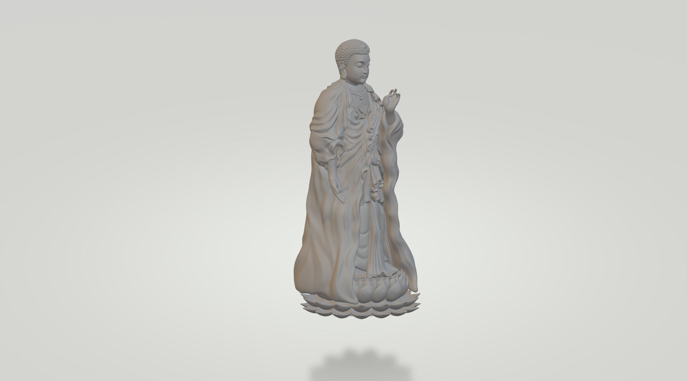 Buddha 3D print model_3