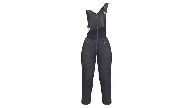 Women Slim Denim Dungarees