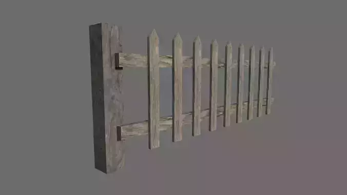 Modular Wooden Fence