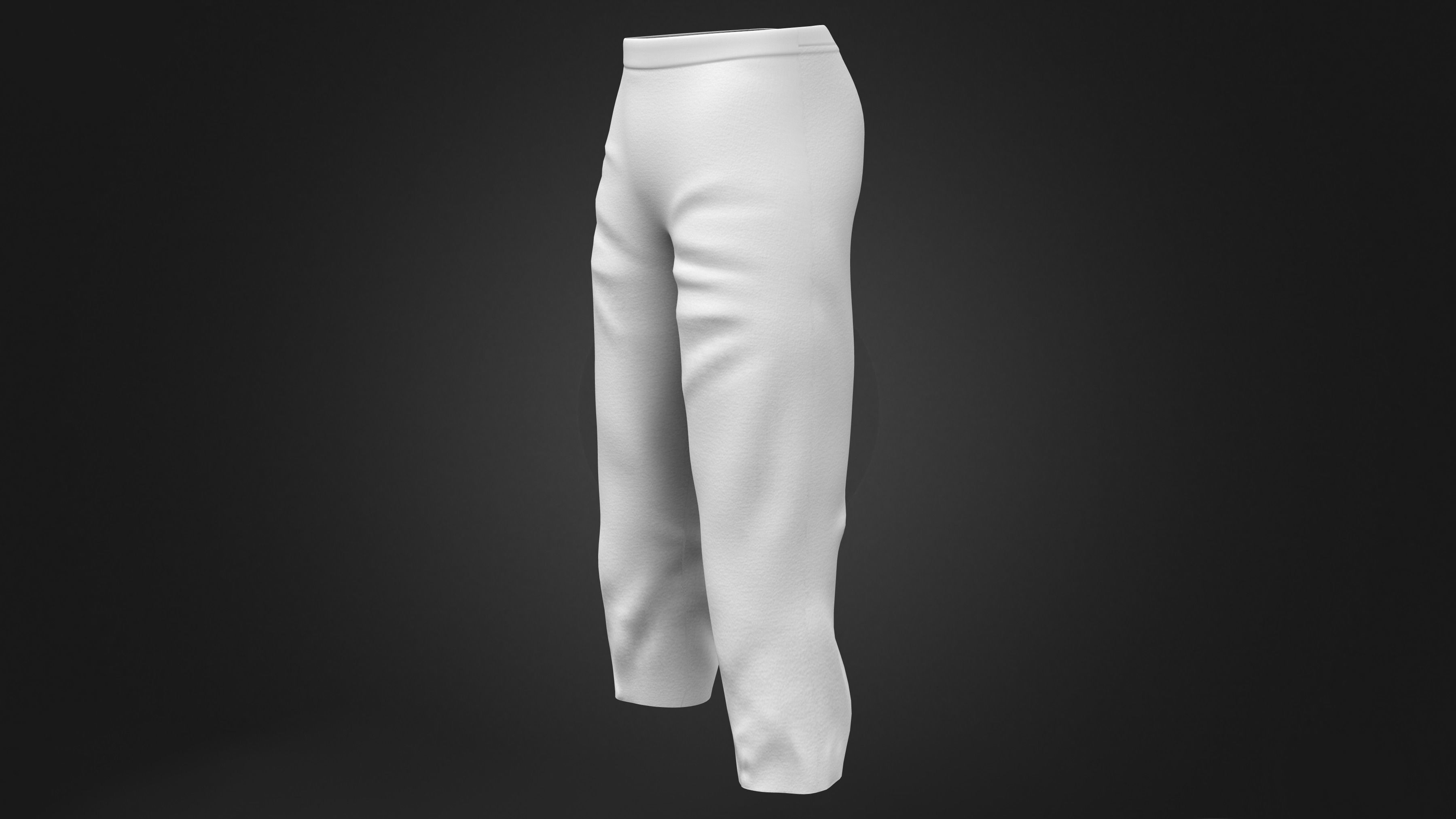 Special Short Pants Low-poly 3D model_8