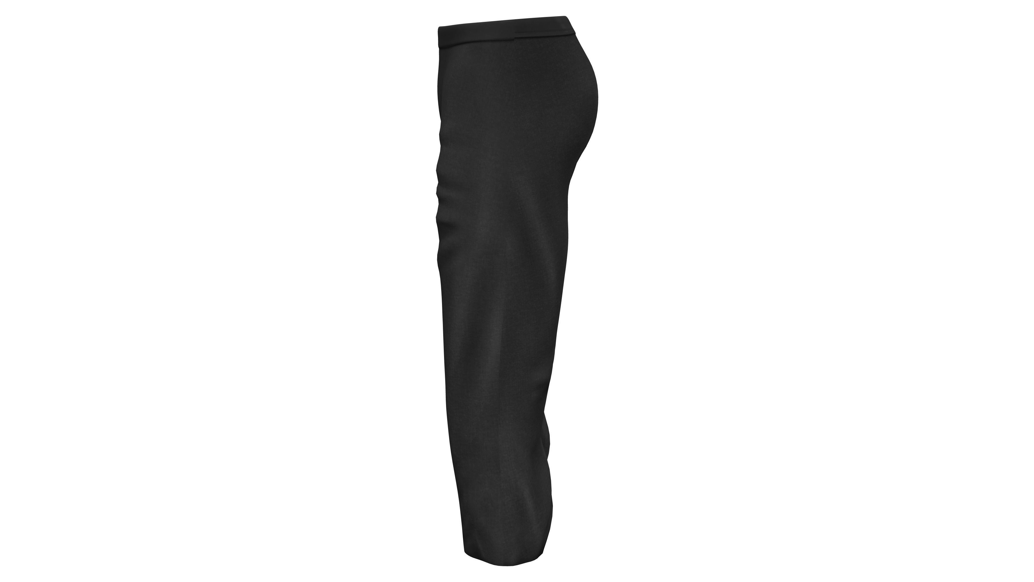 Special Short Pants Low-poly 3D model_3