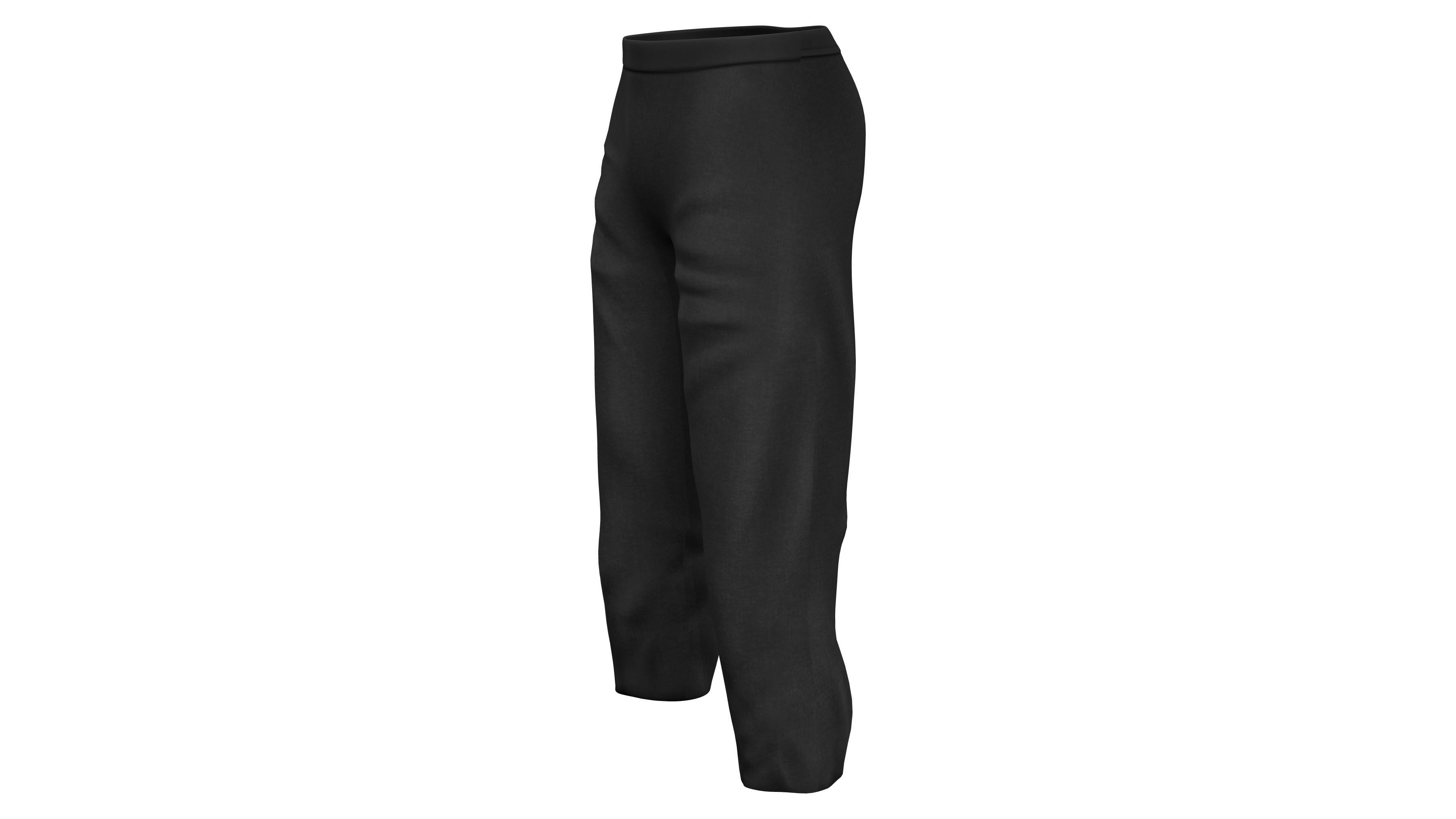 Special Short Pants Low-poly 3D model_2