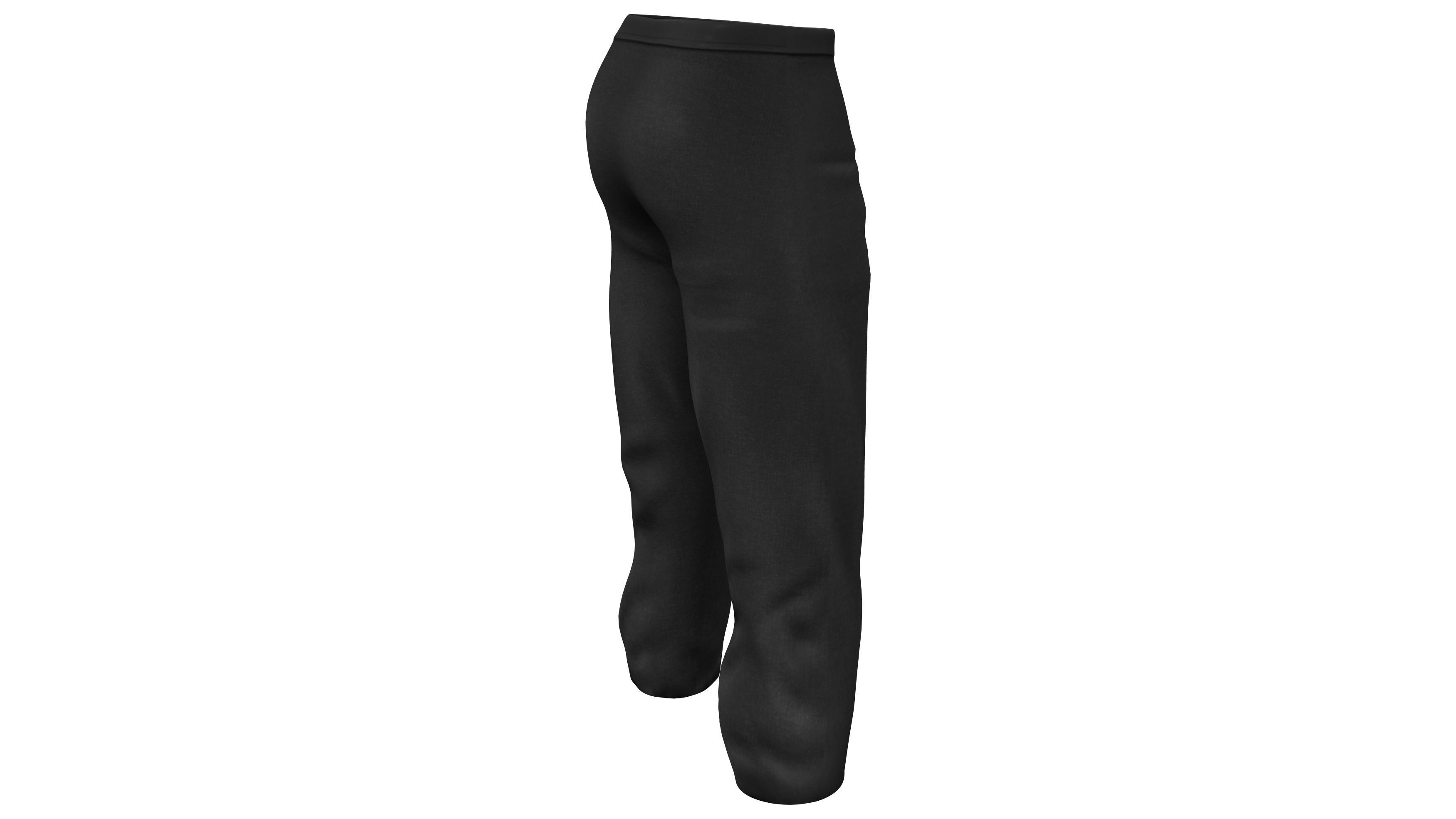 Special Short Pants Low-poly 3D model_5