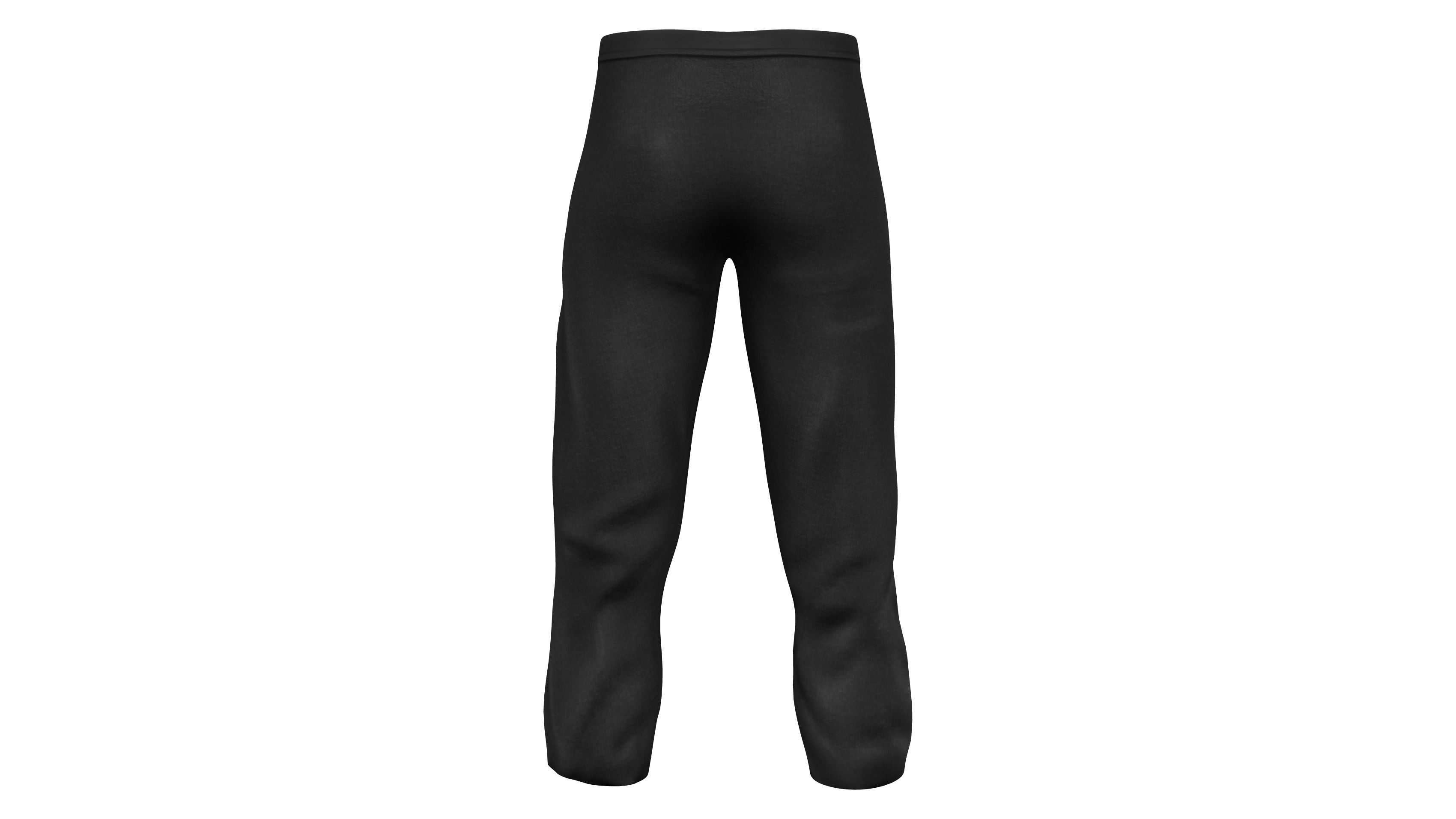 Special Short Pants Low-poly 3D model_4