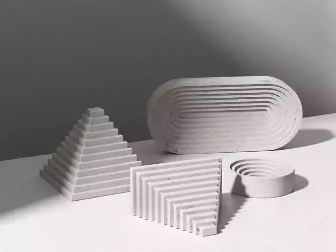 Geometric Tabletop Accessories