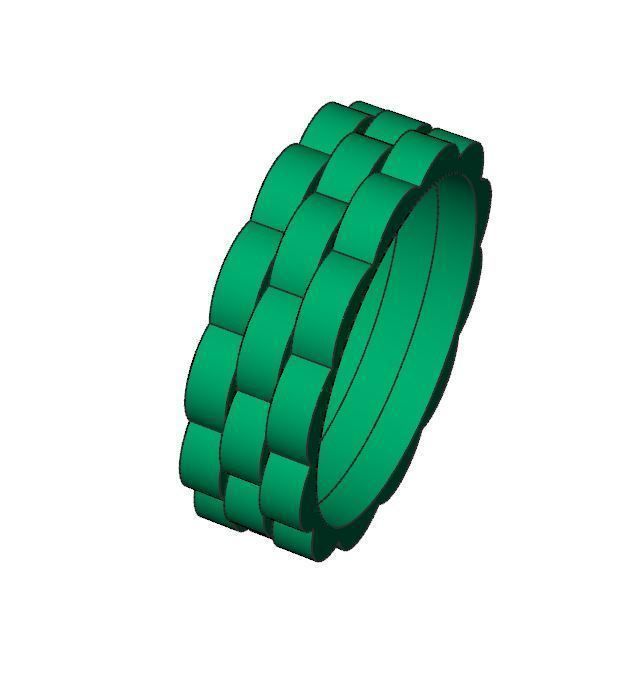 Wedding Ring 3d Model 3D print model_13