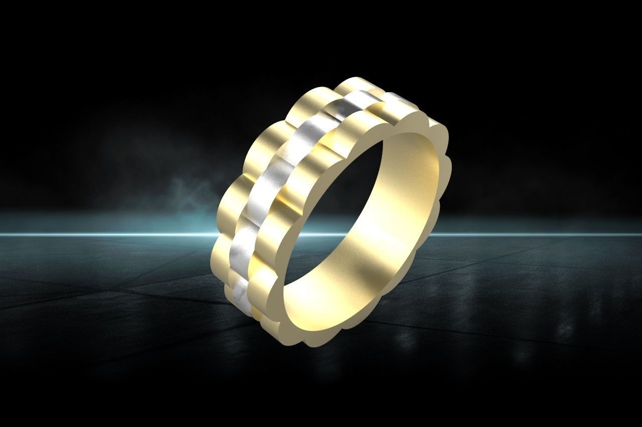 Wedding Ring 3d Model 3D print model_3