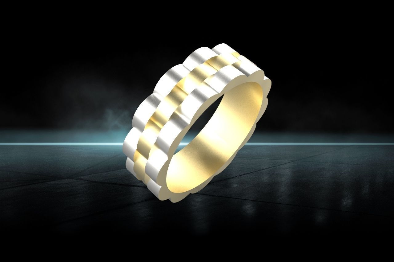 Wedding Ring 3d Model 3D print model_2