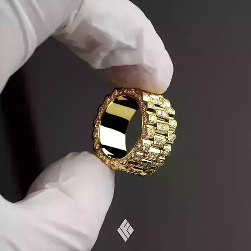 WEDDING BAND DIAMOND RING 3D MODEL