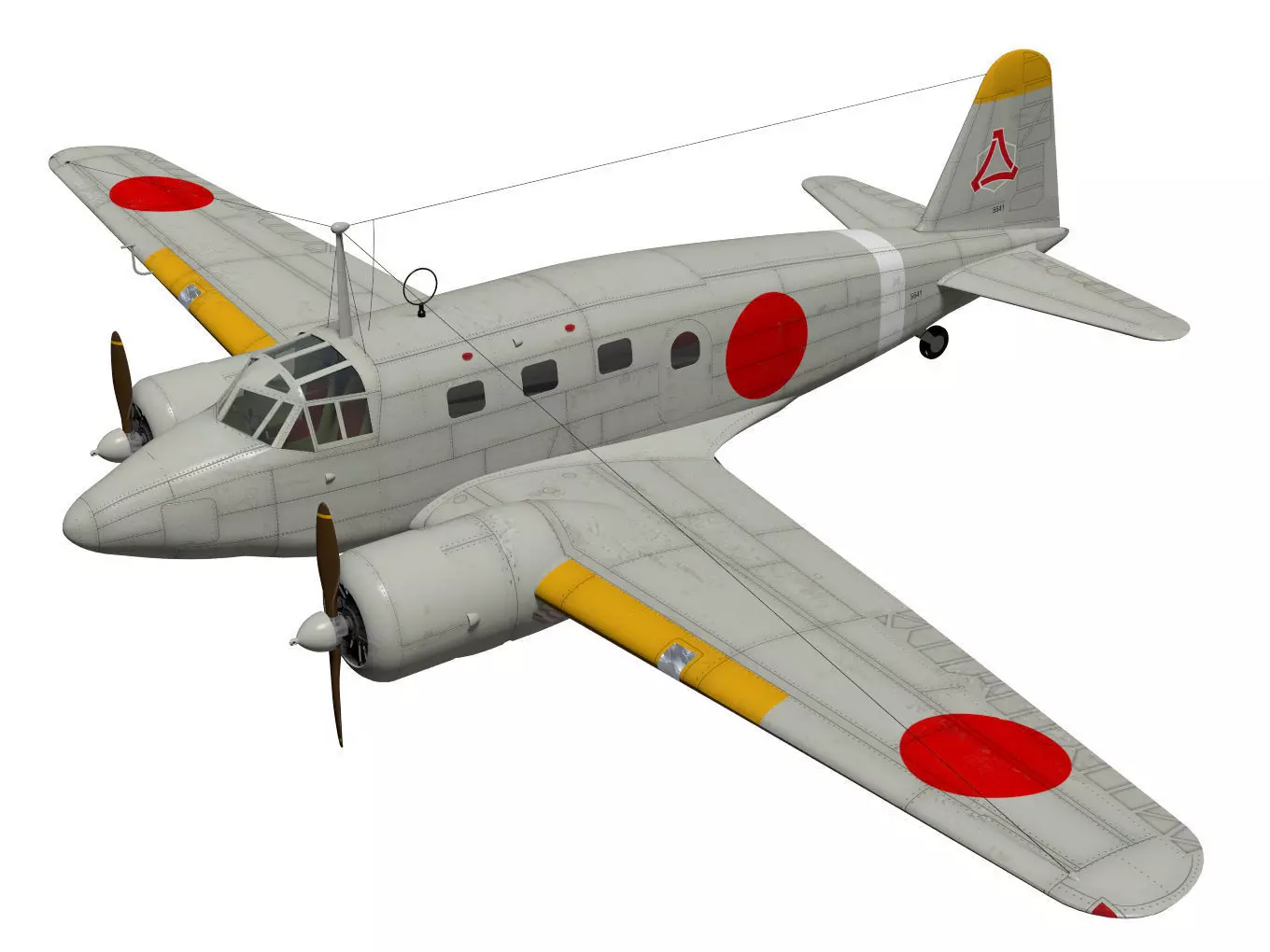 Tachikawa Ki-54 Hickory 3D model