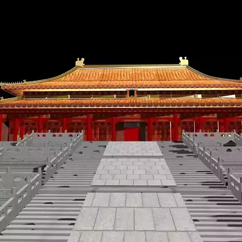Chinese forbidden city  3D model