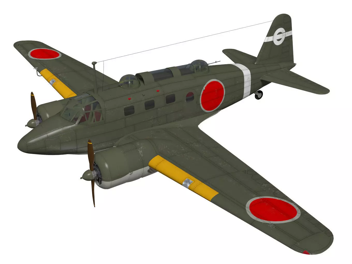 Tachikawa Ki-54 Hickory 3D model