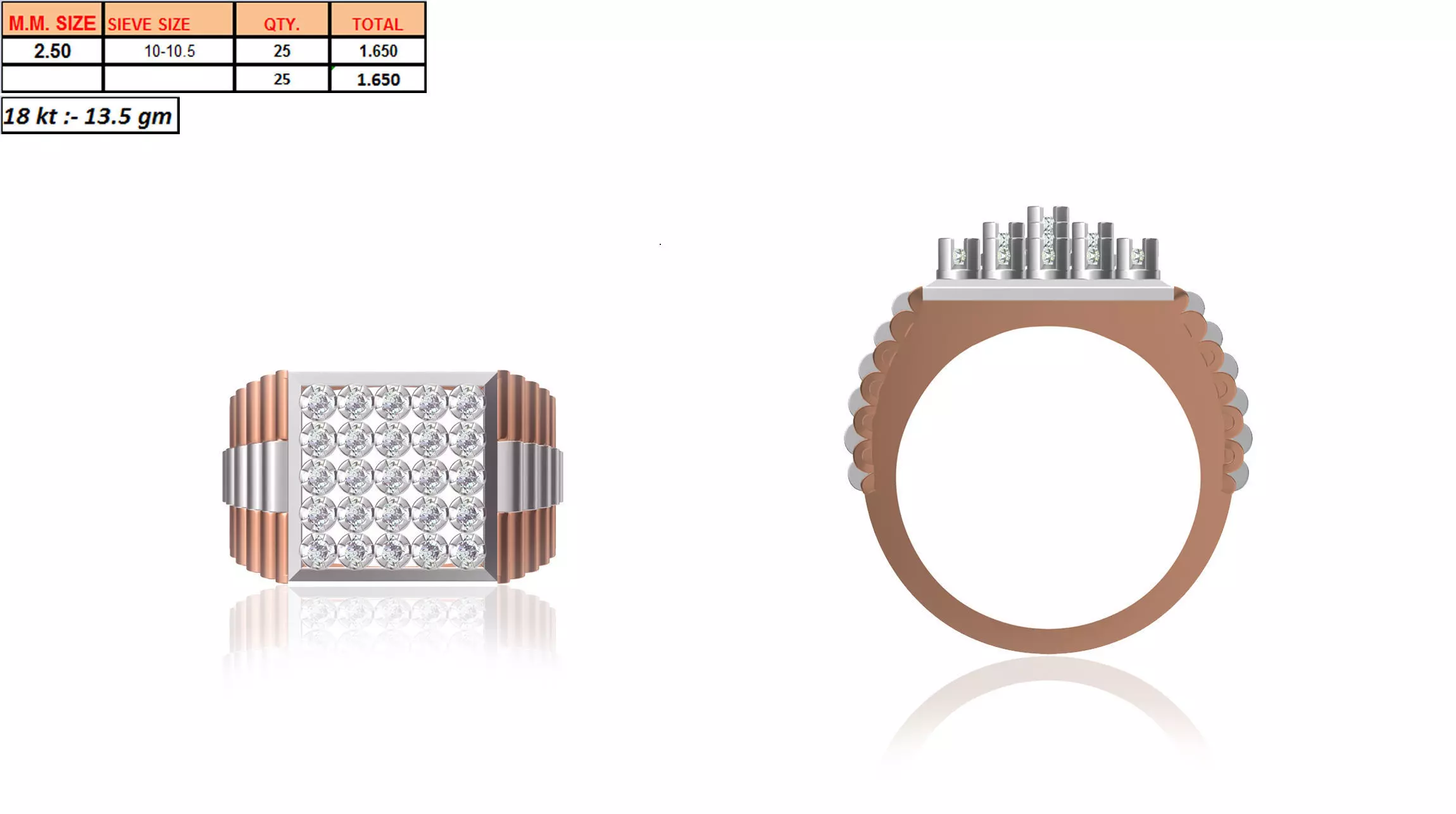 Men Ring STL OBJ FBX JCD Details 3D print model_0