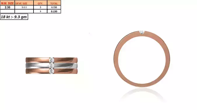 Men Ring STL OBJ FBX JCD Details