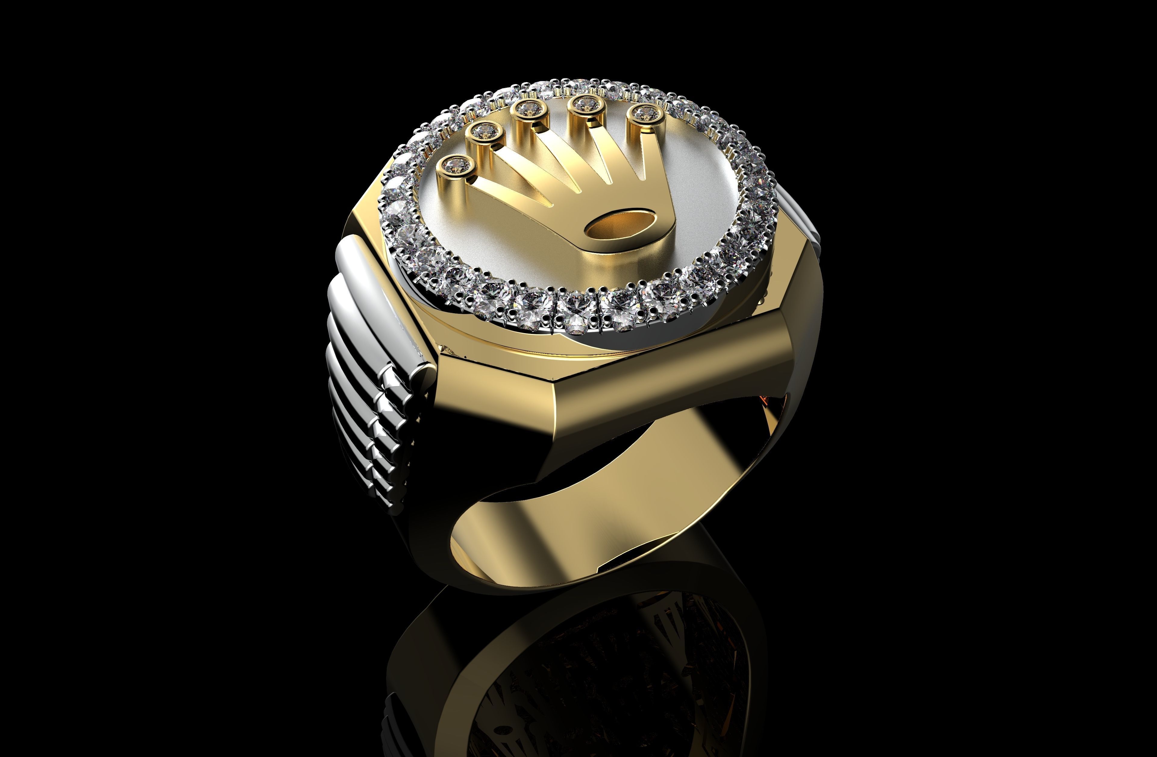 Gold N1001 3D print model_7