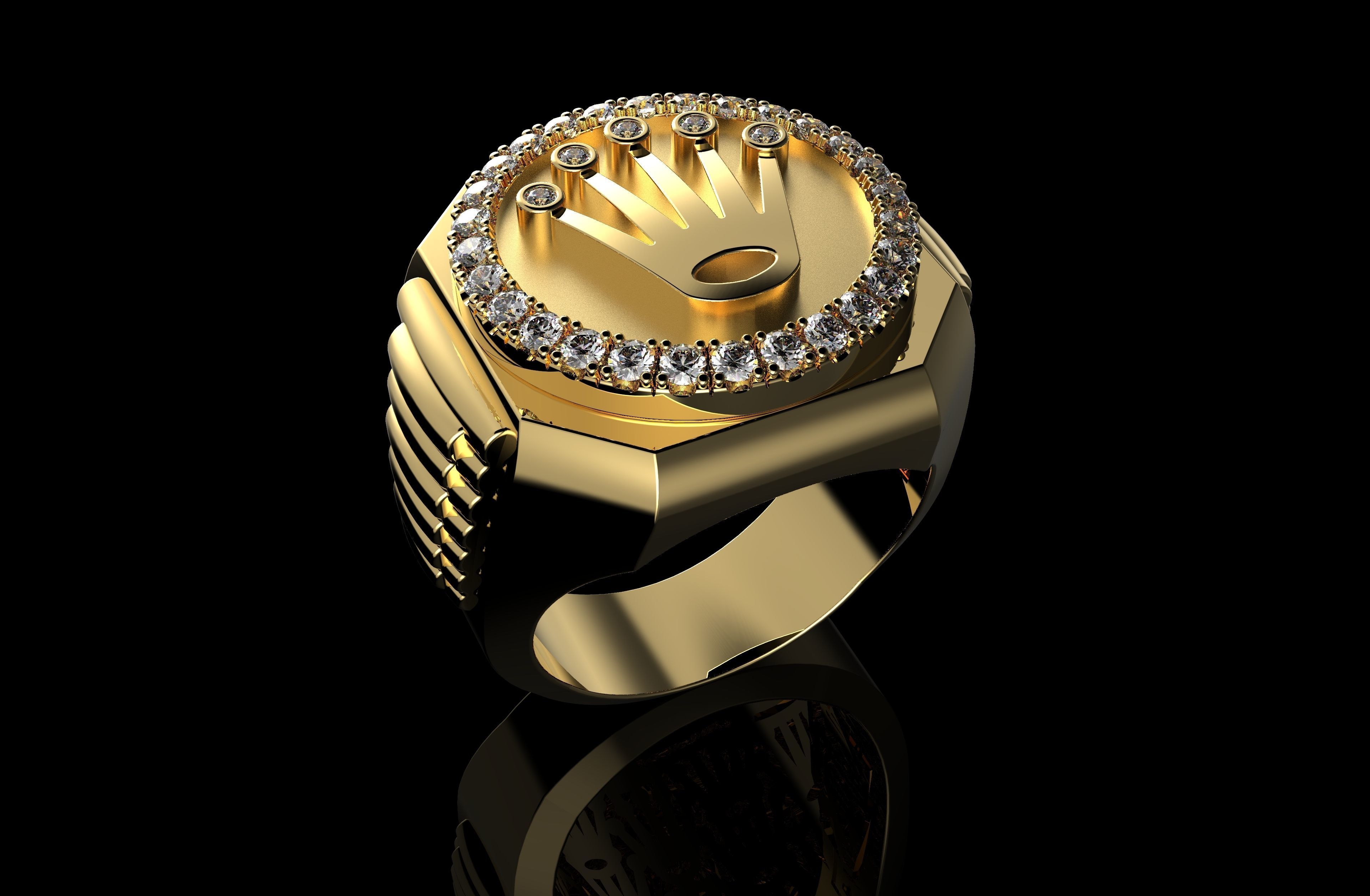 Gold N1001 3D print model_11