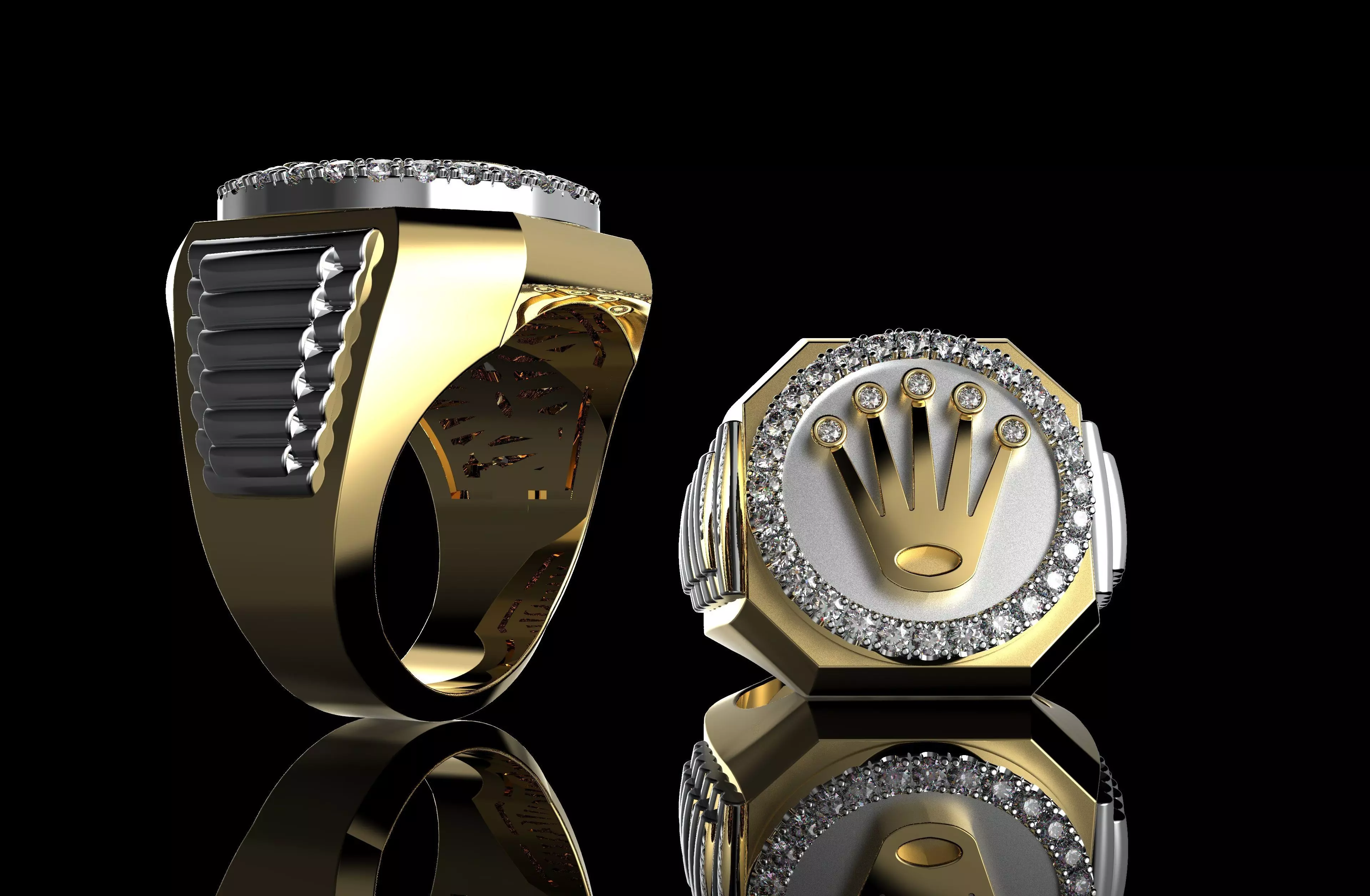 Gold N1001 3D print model_0