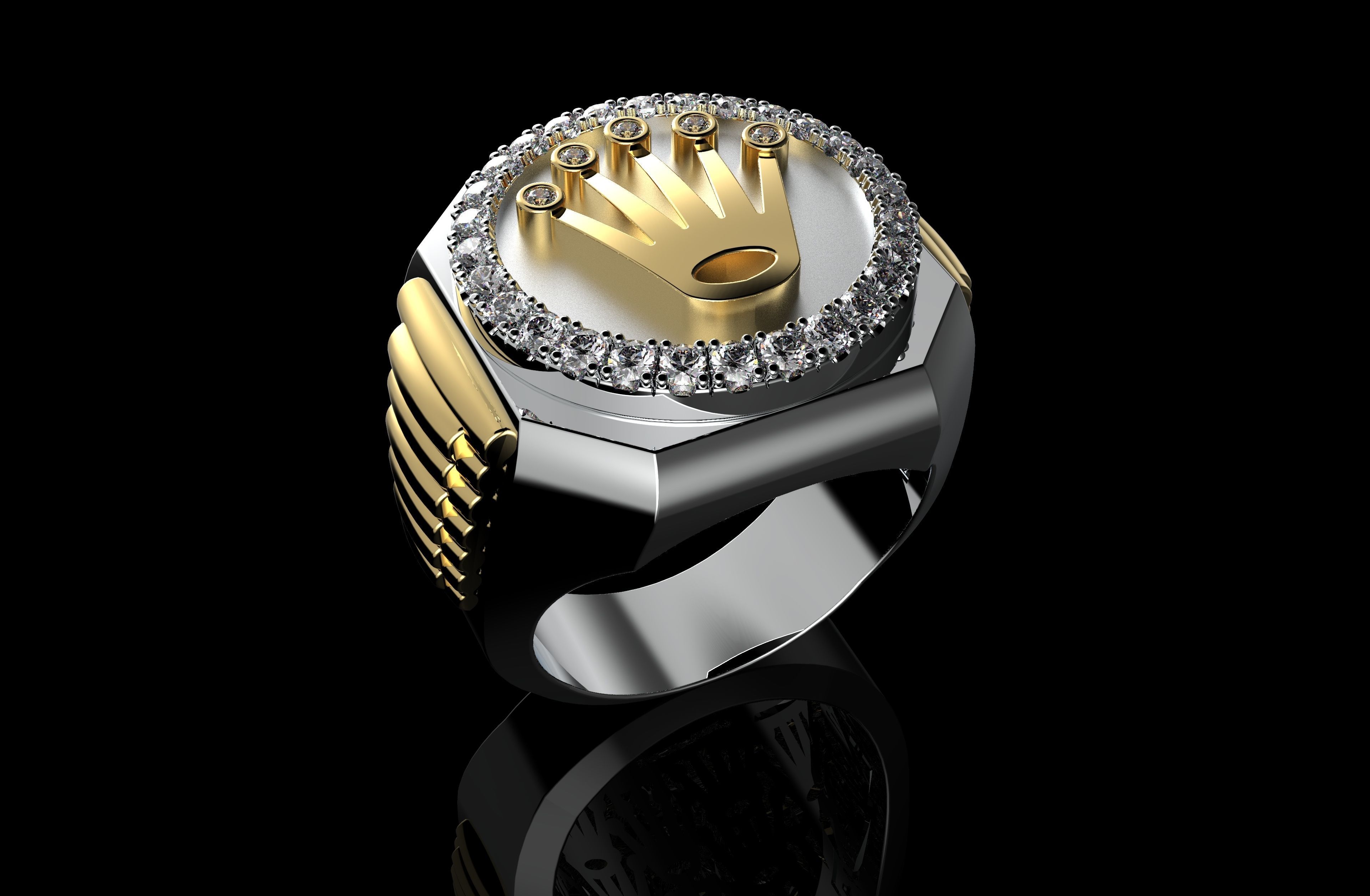 Gold N1001 3D print model_9