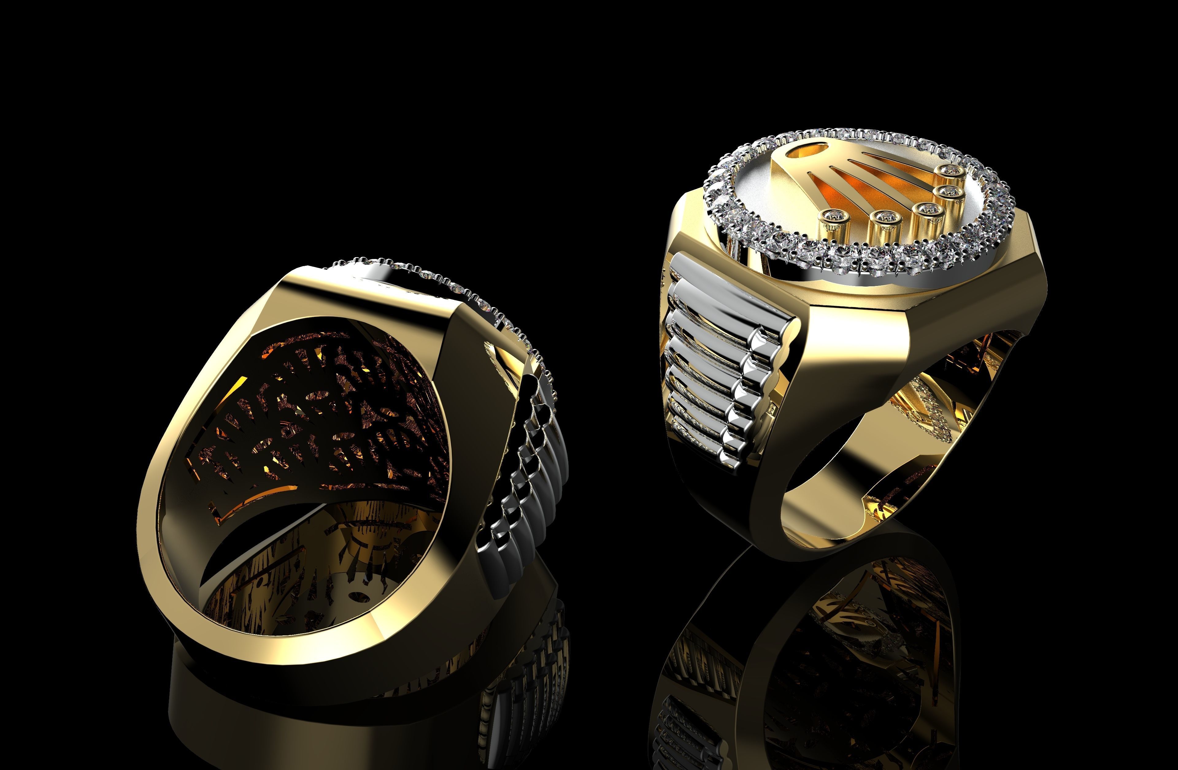 Gold N1001 3D print model_5