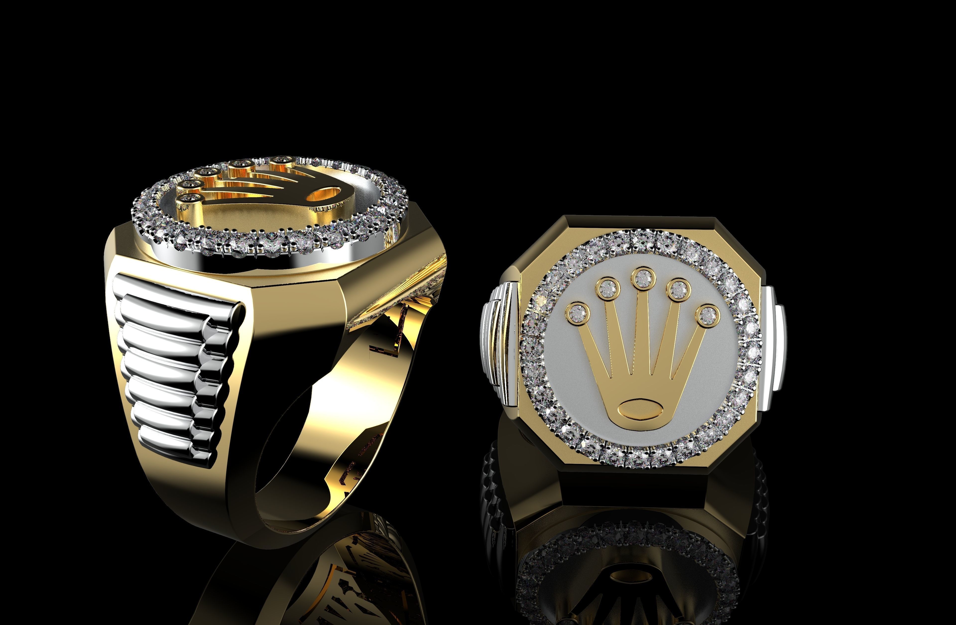 Gold N1001 3D print model_2