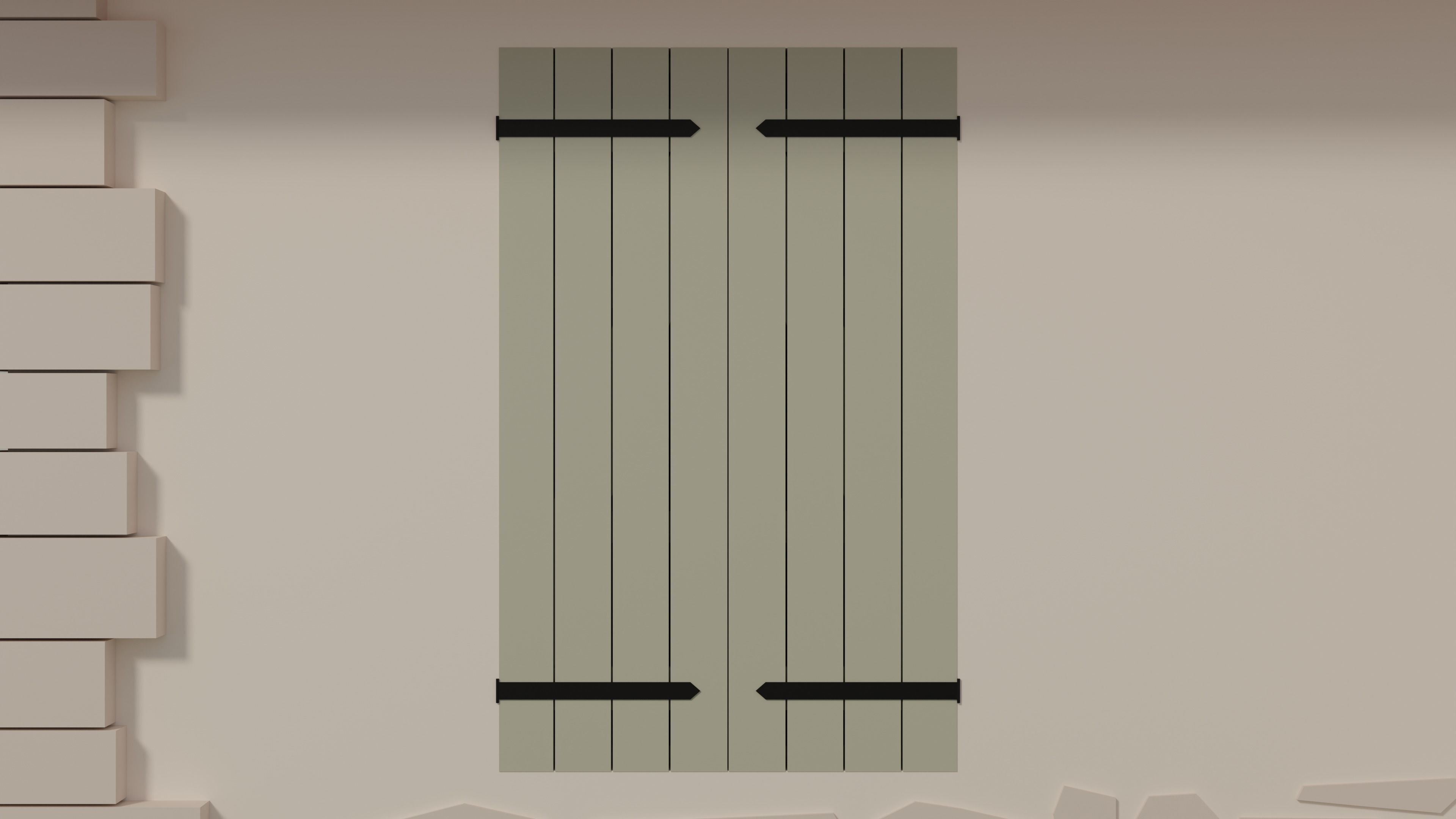 Cottage Low-poly 3D model_9