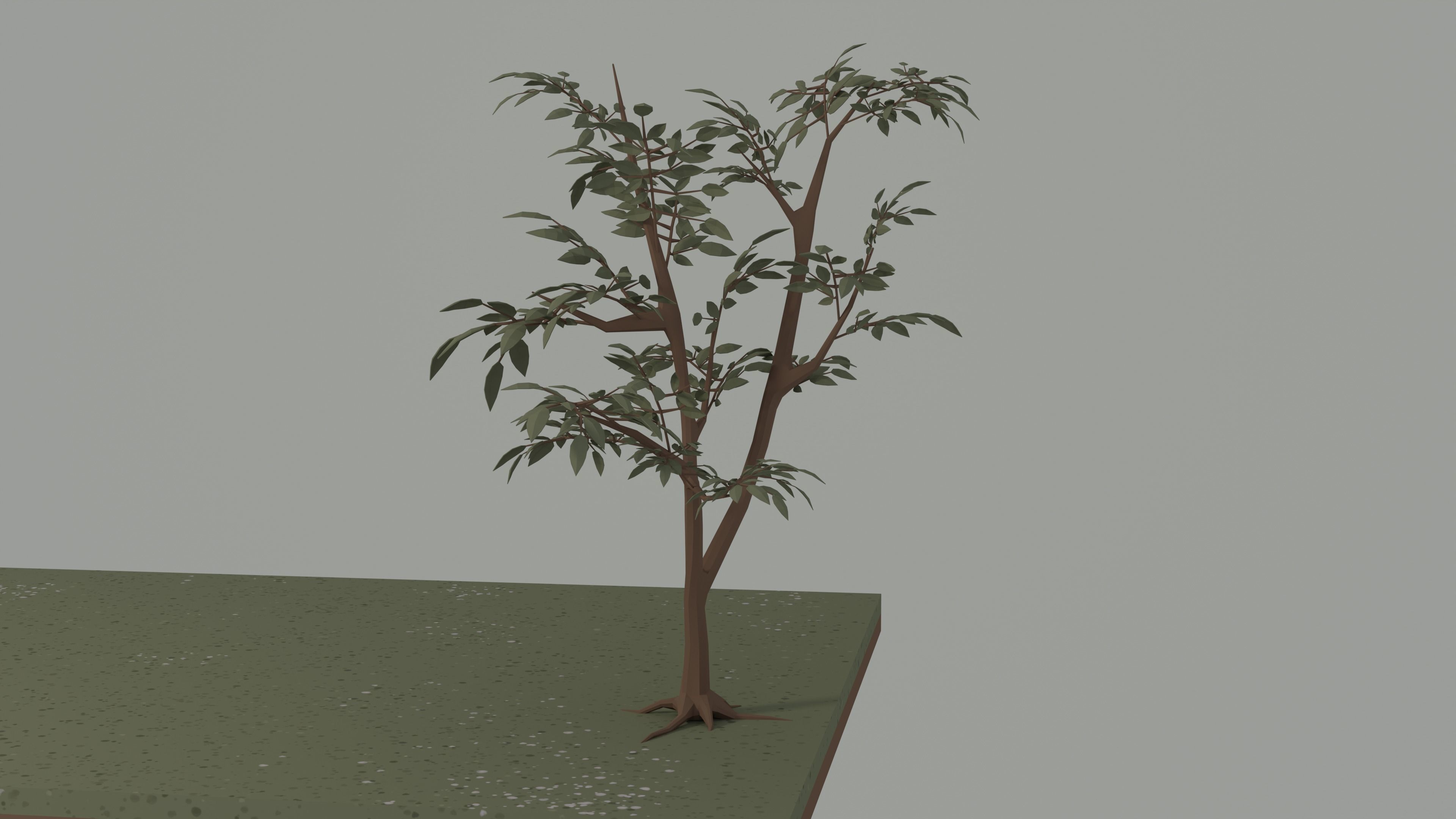 Cottage Low-poly 3D model_14