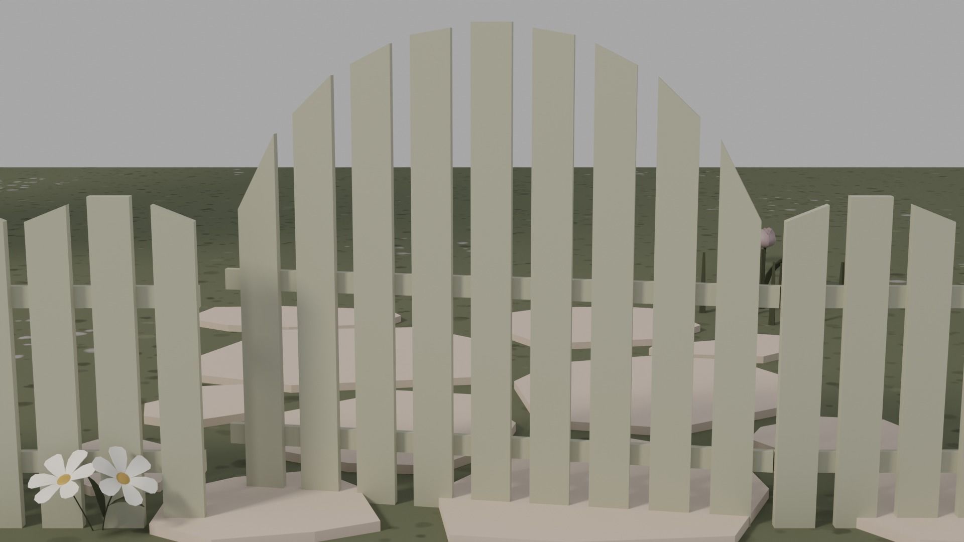 Cottage Low-poly 3D model_10