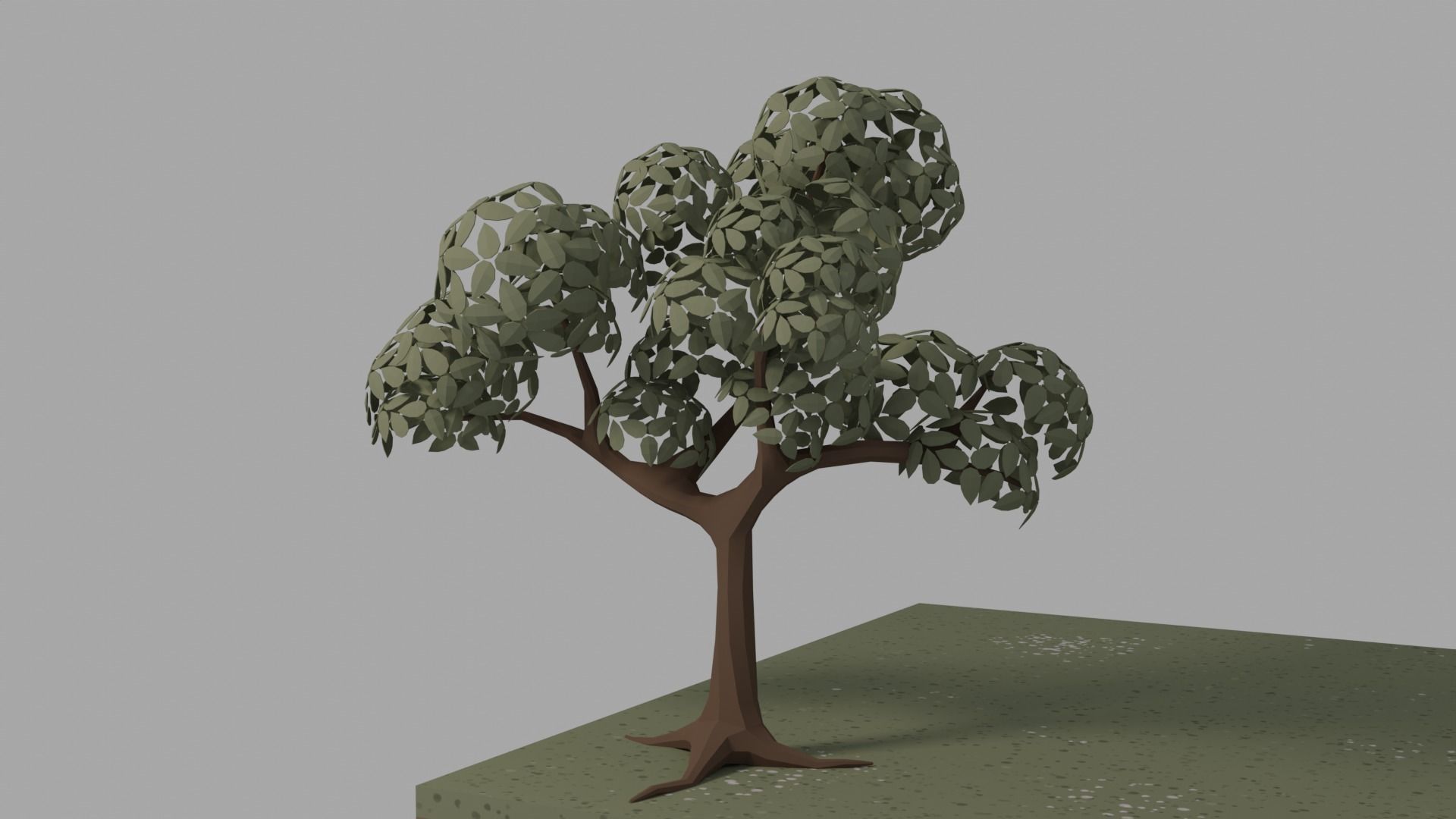 Cottage Low-poly 3D model_13