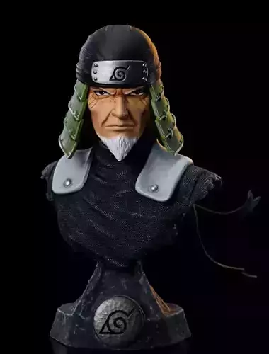 Sarutobi Hiruzen Bust 3D print model