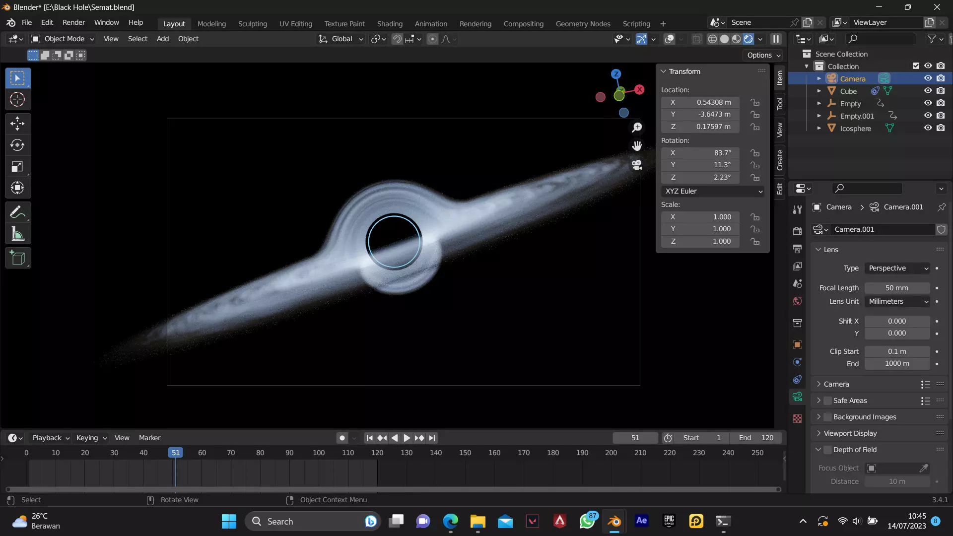 Visual Jockey VJ Loop Black Hole 3D model_0
