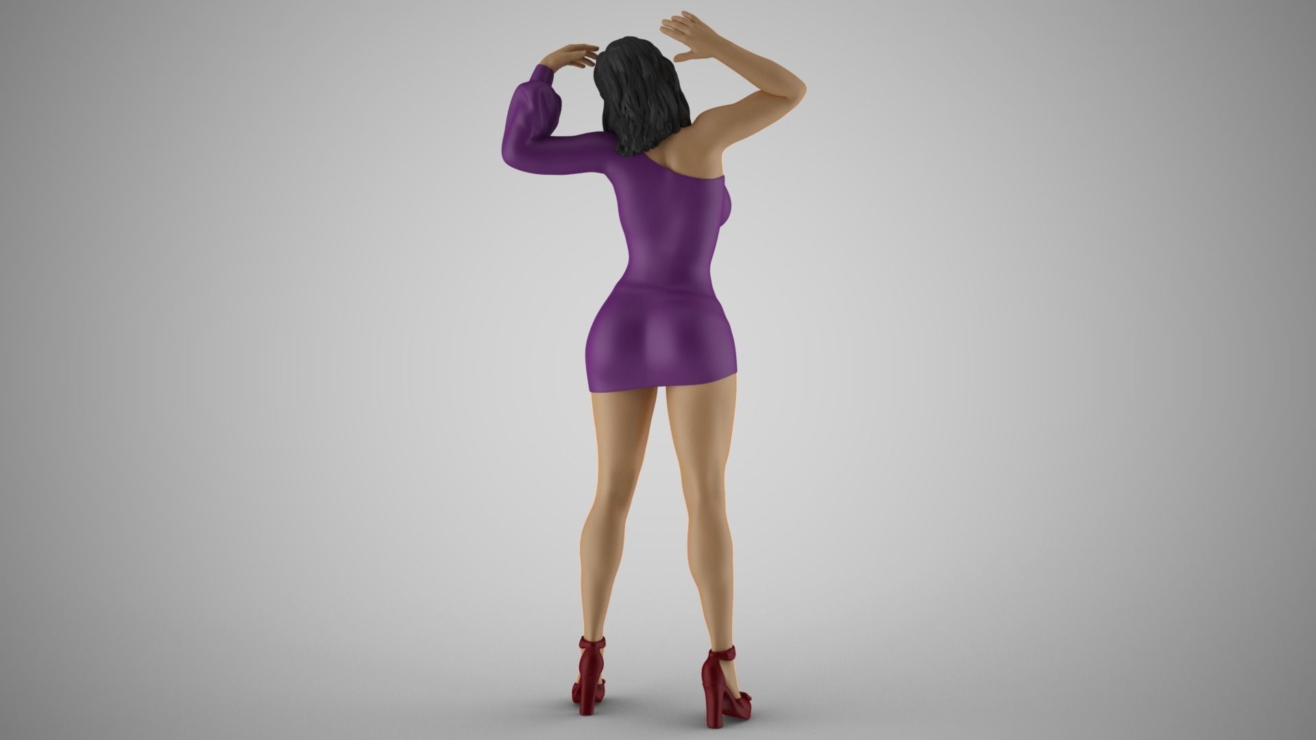 Unbalanced Woman 3D print model_7