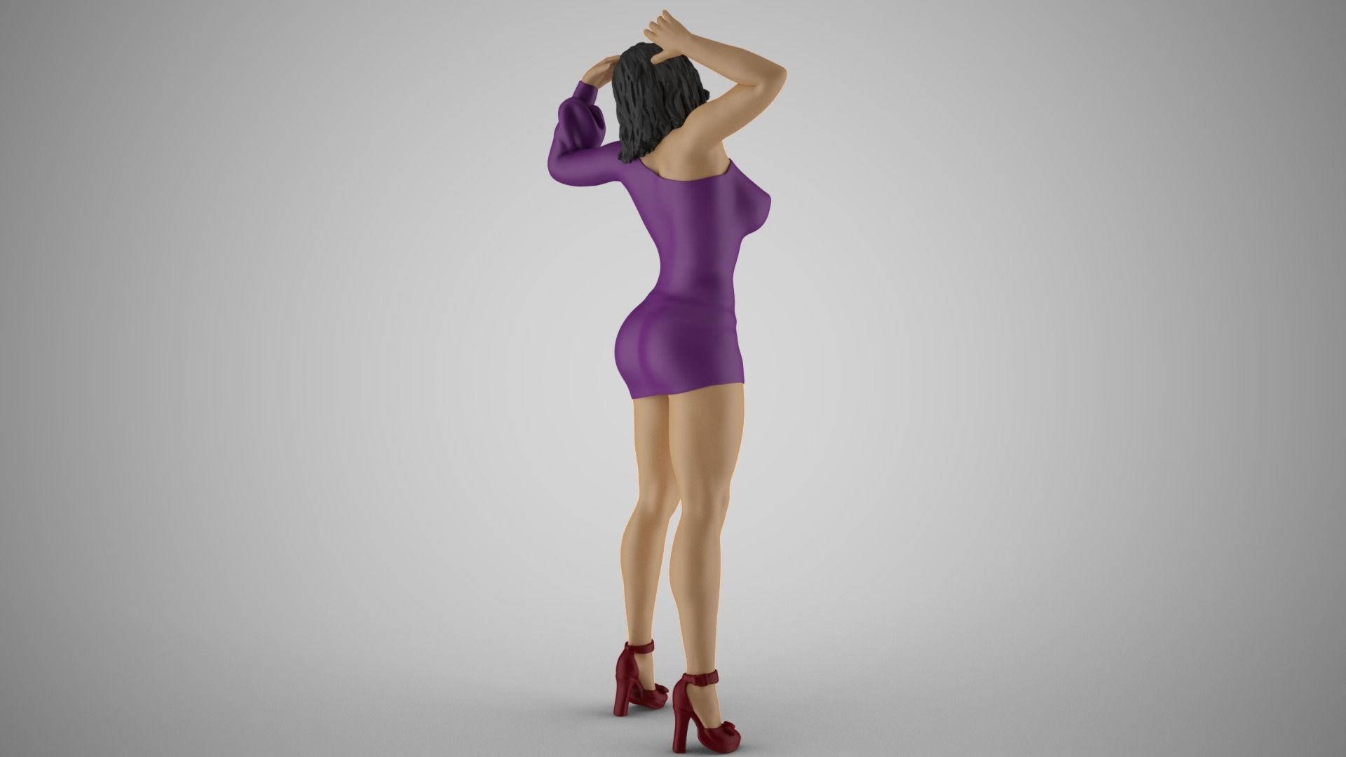 Unbalanced Woman 3D print model_6
